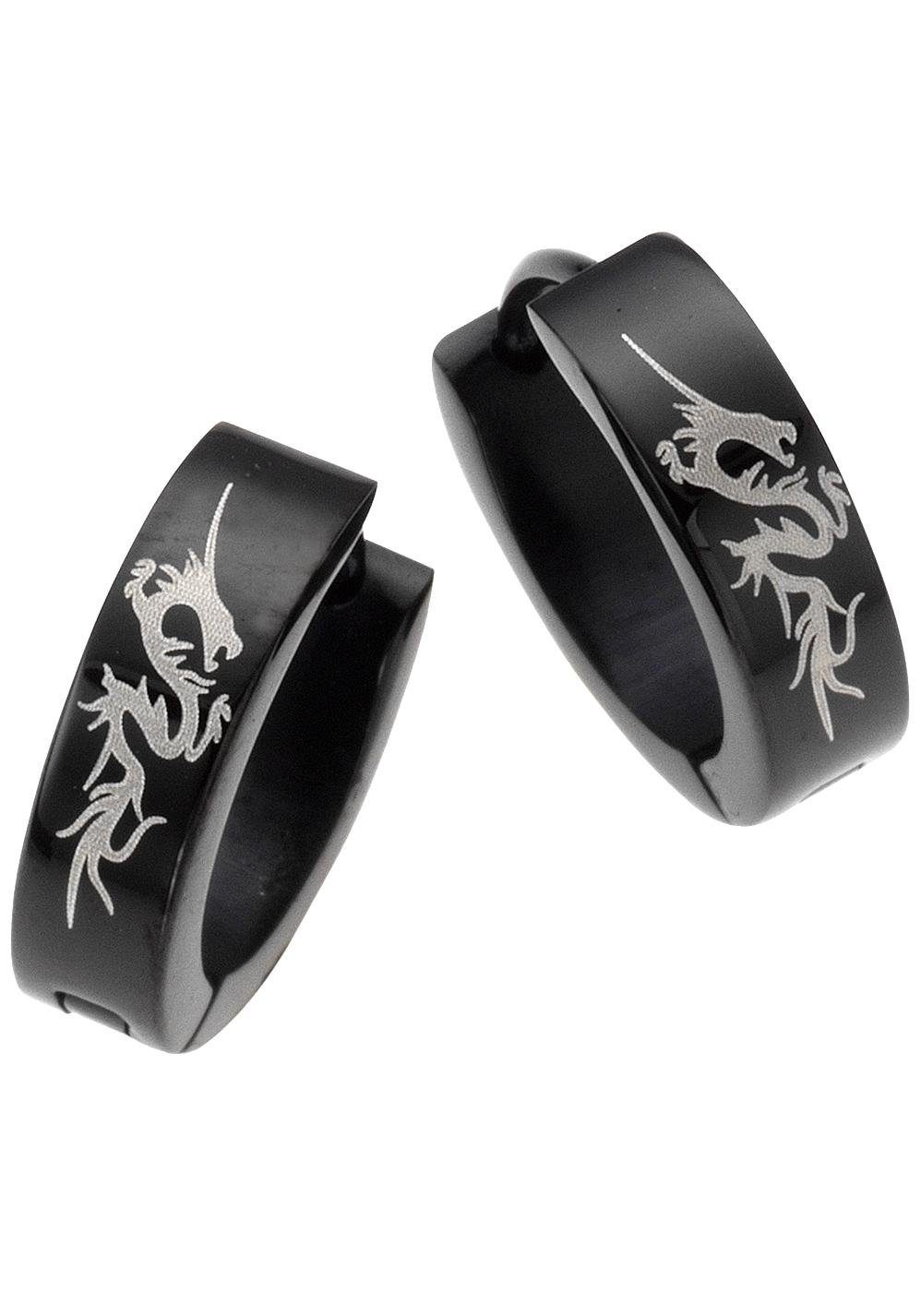 Firetti Paar Creolen Schmuck Geschenk Drache