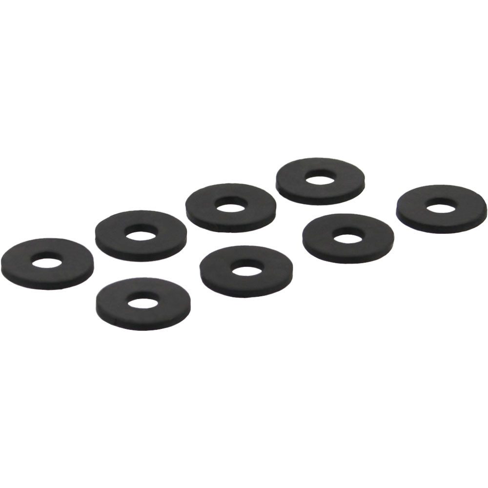 Inline Kabelbinder Gummi Unterlegscheiben, zur Festplatten-Entkopplung, 8 Stück