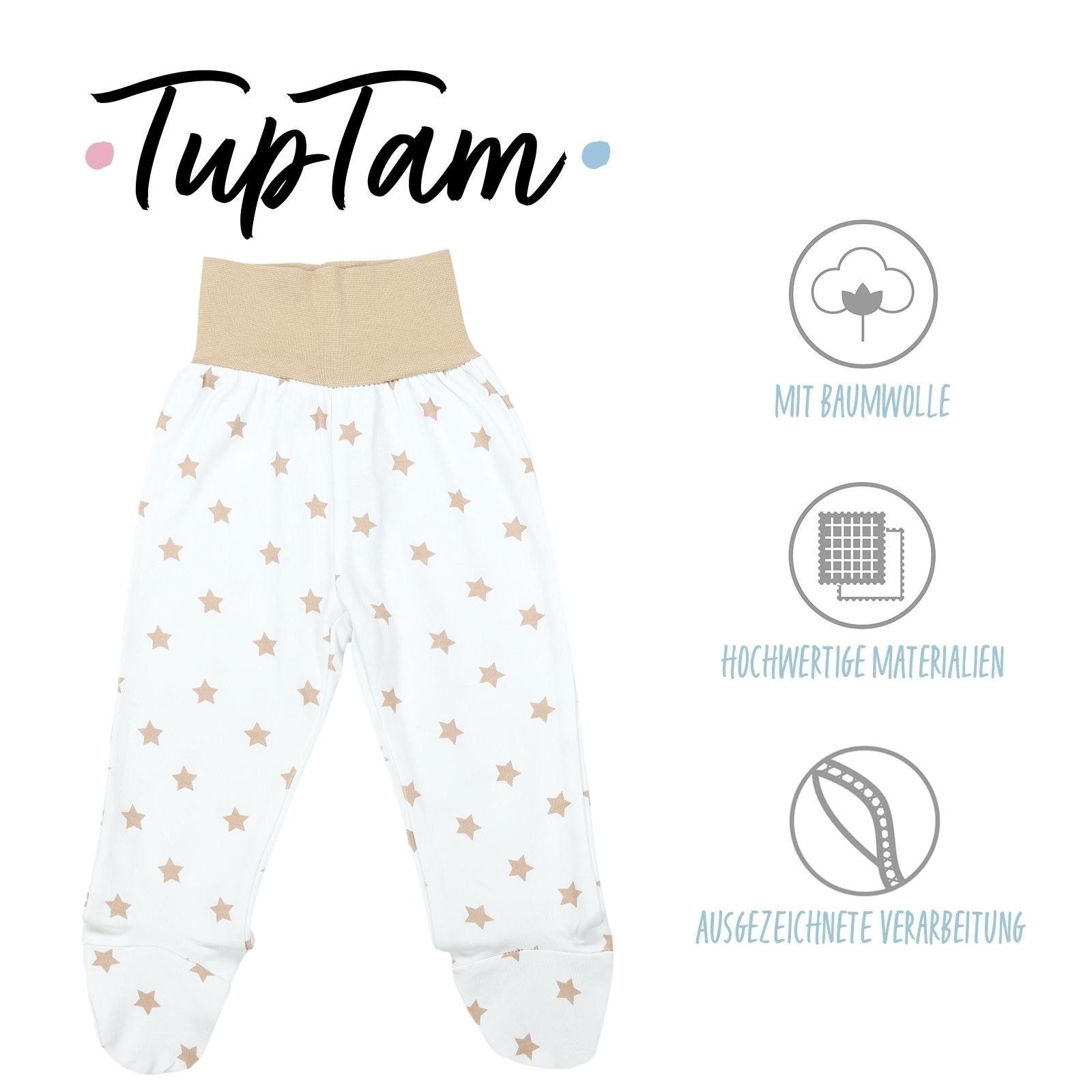 TupTam Strampler TupTam Baby Jungen Strampelhose mit Fuß 3er Pack