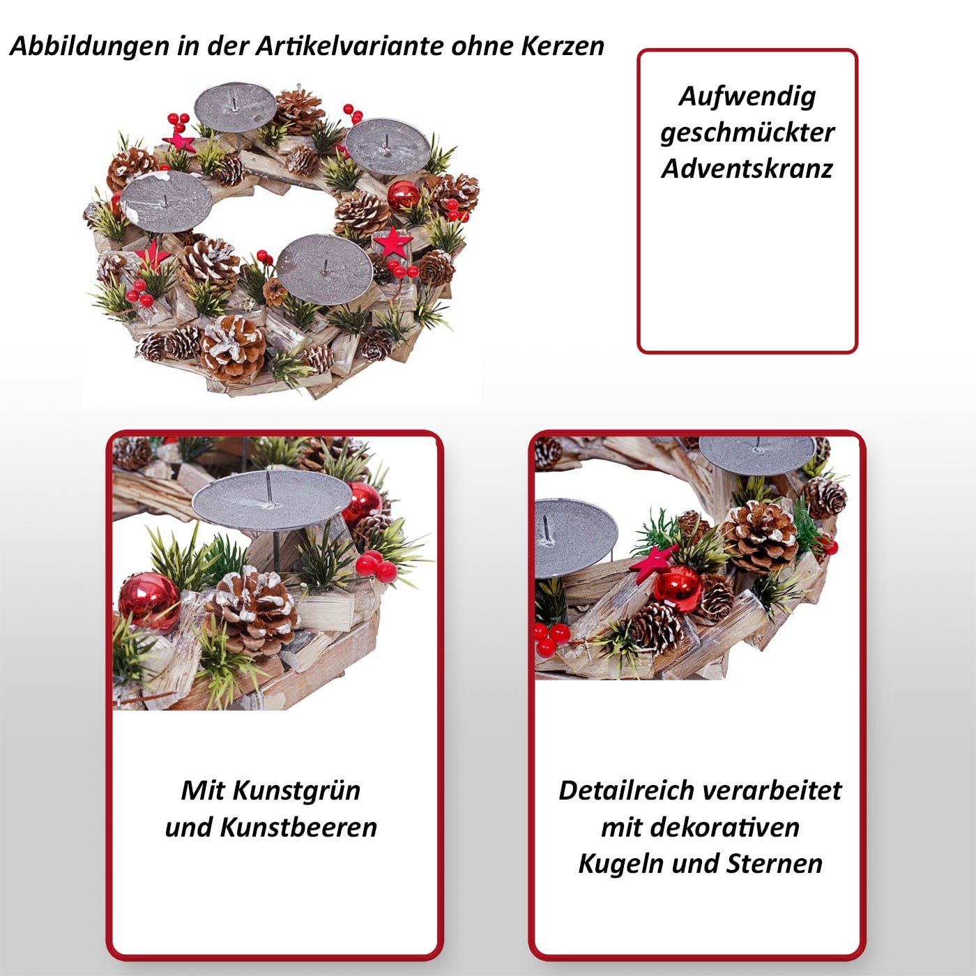 MCW Adventskranz MCW-H50
