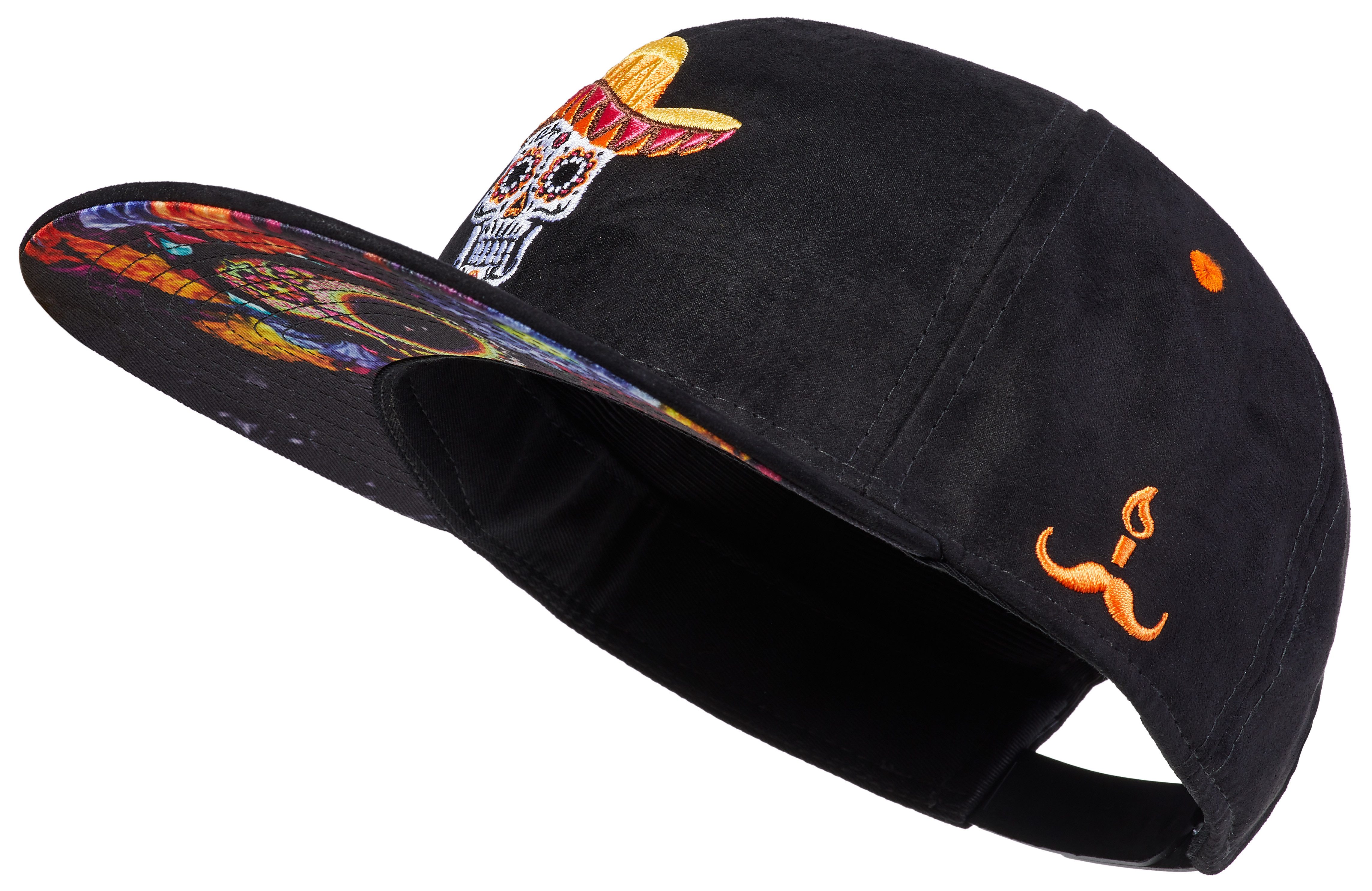 Cadency Snapback Cap Fiesta de los Muertos Basecap mit geradem Schirm, Einheitsgröße, Unisex