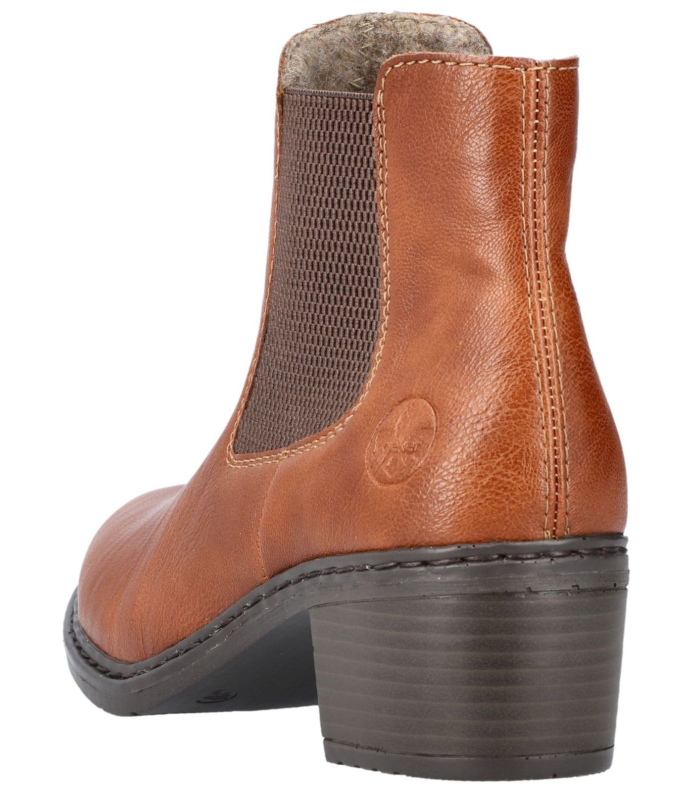 Rieker Stiefelette Lederimitat/Textil Stiefelette