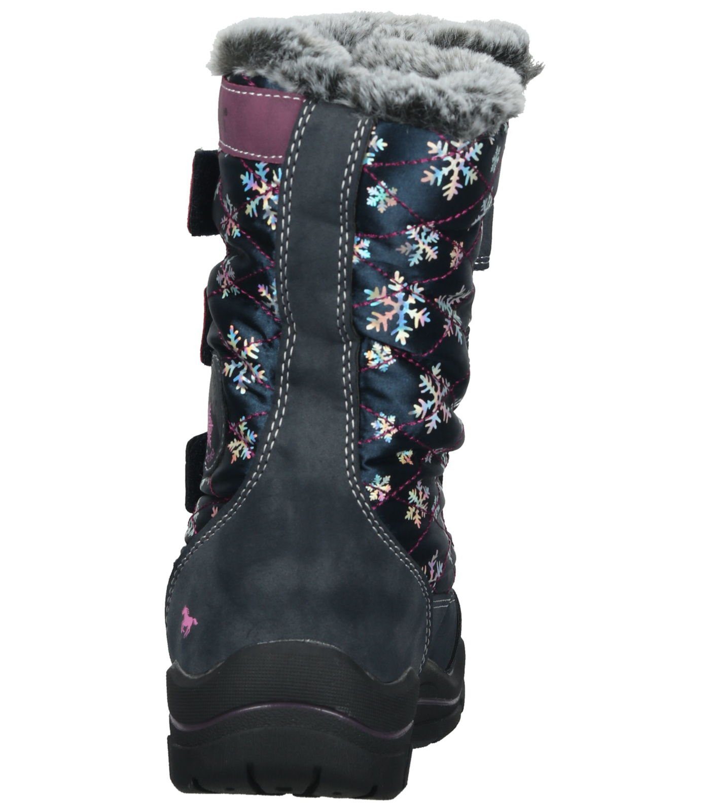 Shoes Lederimitat/Textil Stiefel Winterstiefel MUSTANG Navy Mustang