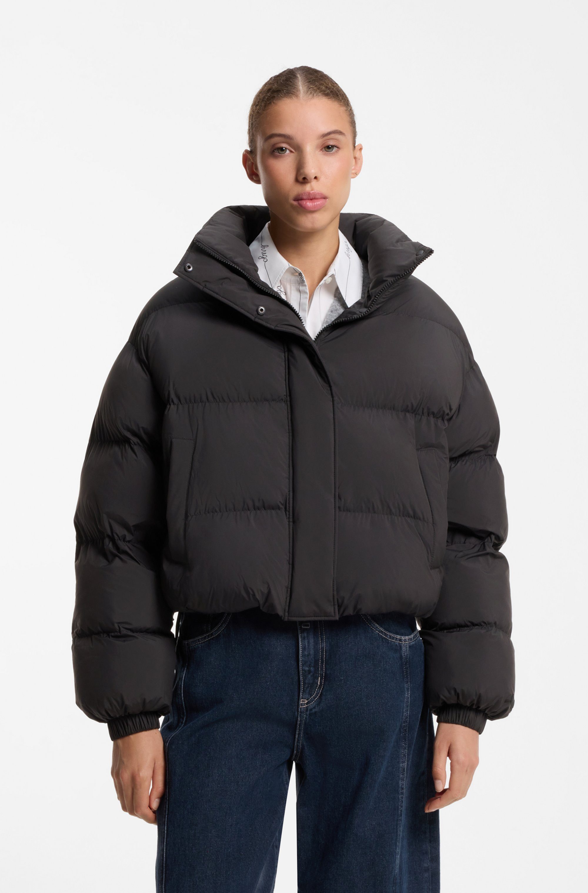 HUGO Steppjacke Faren mit Ballon-Silhouette, wasserabweisend