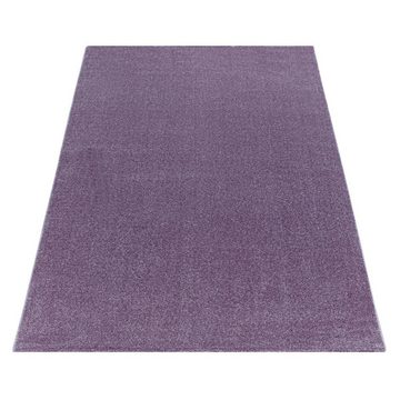 Teppich Kurzflor Teppich Roberto Lila, Teppich Boss, rechteckig, Höhe: 11 mm