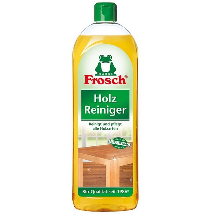 FROSCH Frosch Holz Reiniger 750 ml - mit natürlichen Pflegewirkstoffen der Ki Spezialwaschmittel