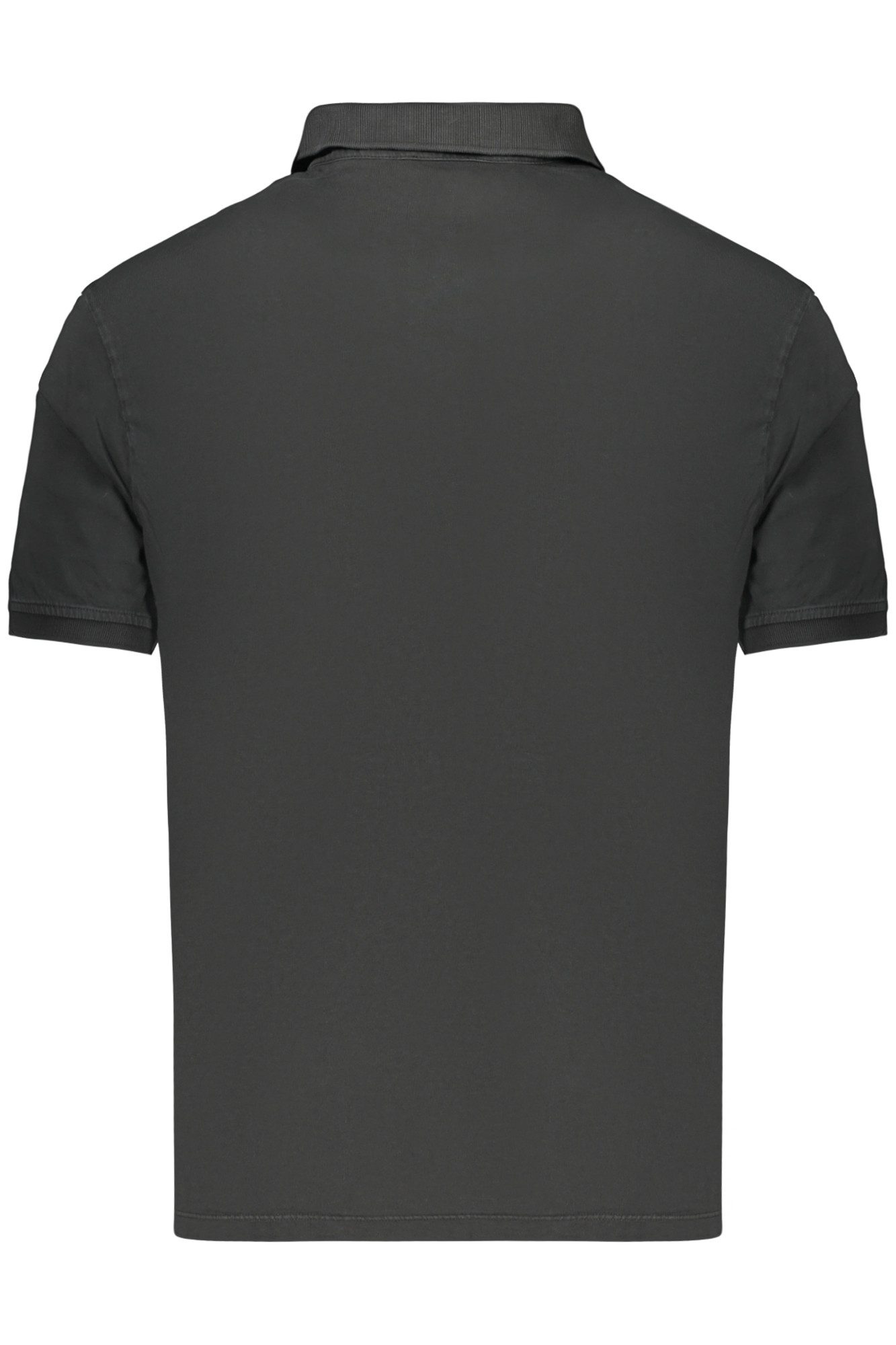 Blauer Poloshirt Schwarzes Herren-Kurzarm-Poloshirt mit Logo und