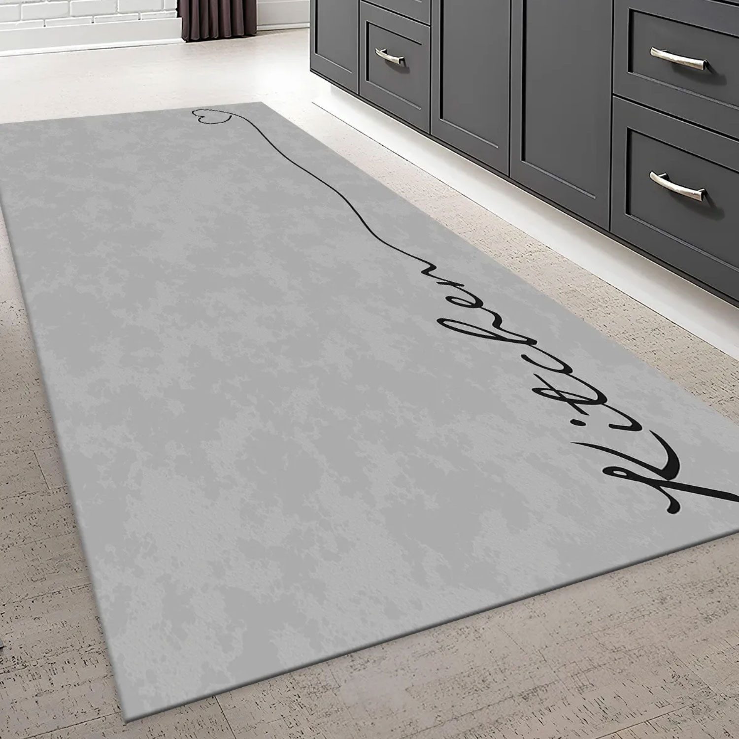 Jungengel Küchenläufer Küchenteppich Kitchen Läufer Esszimmer günstig online kaufen