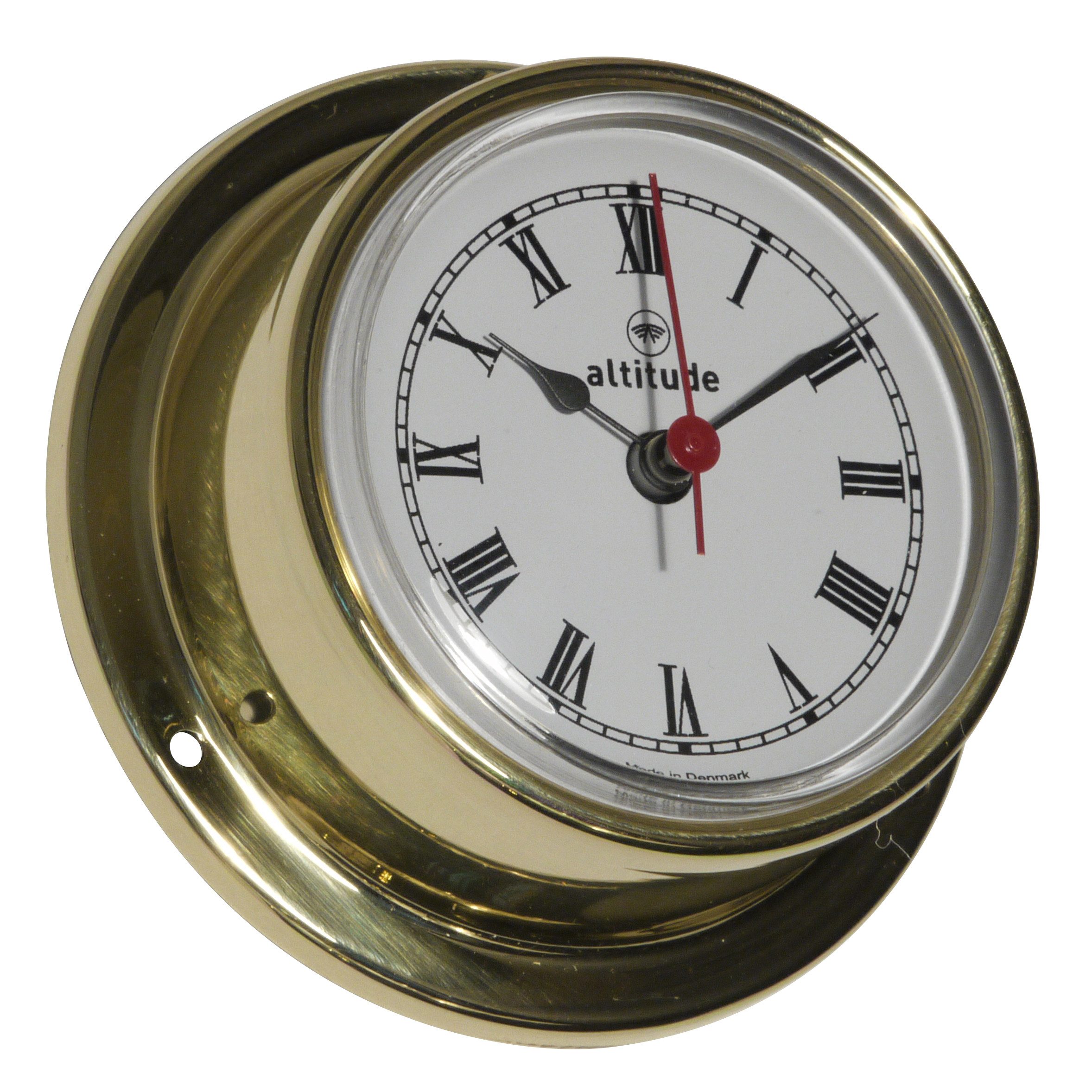 Delite Wanduhr Schiffsuhren Messing glänzend Altitude