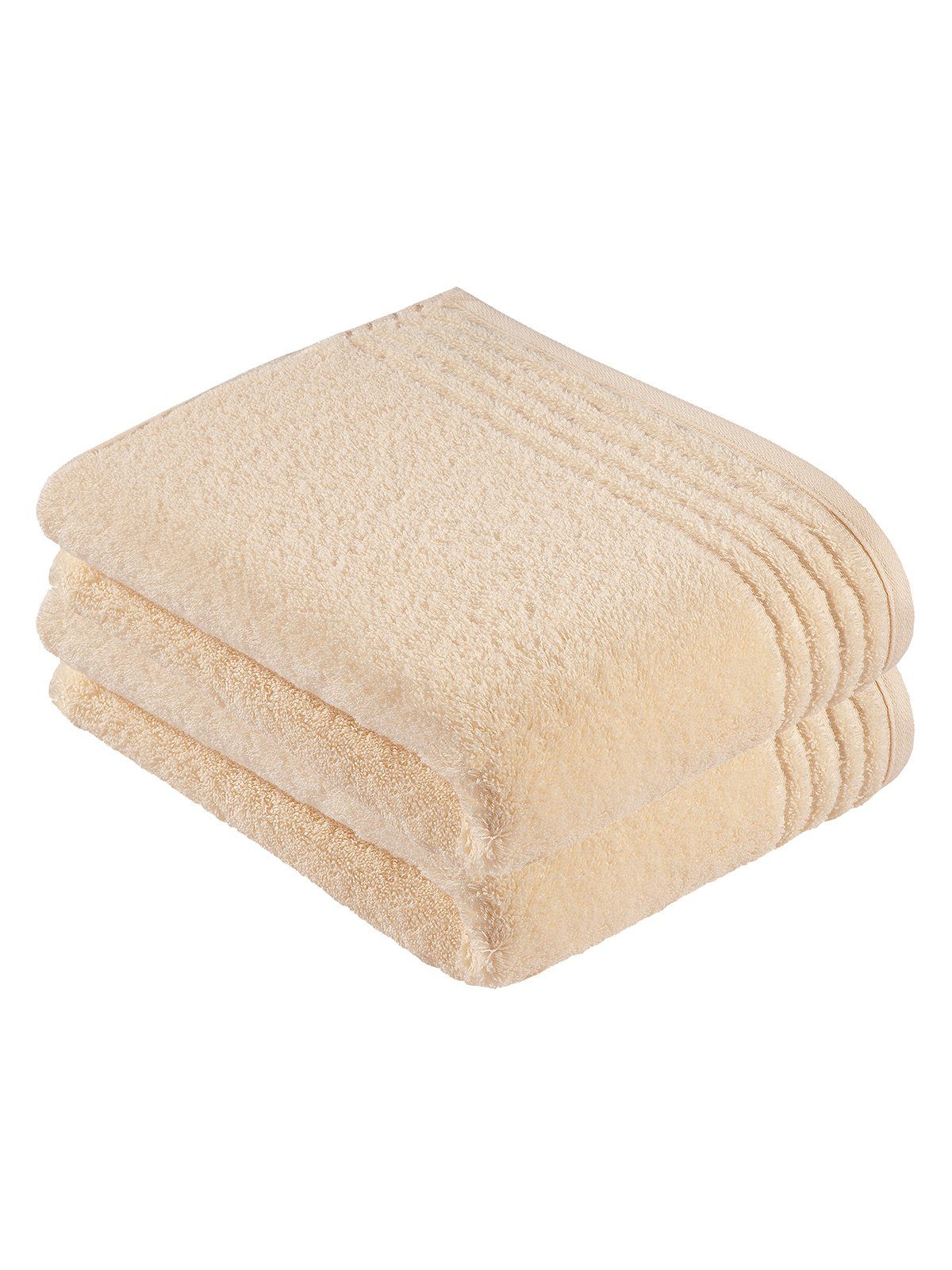 Vossen Duschtücher 2er Pack Duschtuch 67 x 140 cm Vienna Style Supers, Frottier (Spar-Set, 2-St), Vegan
