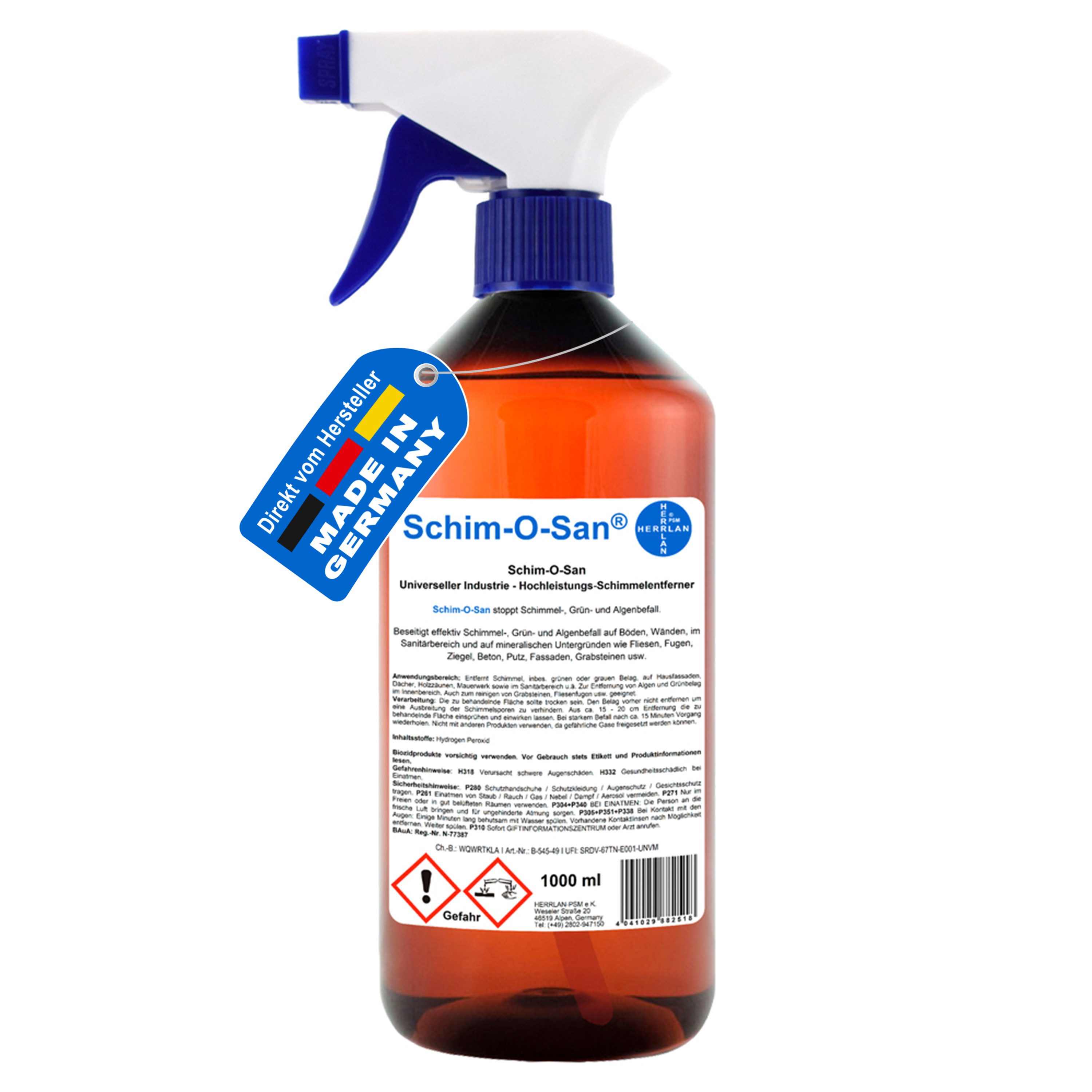 HERRLAN Schim-O-San I Schimmelentferner