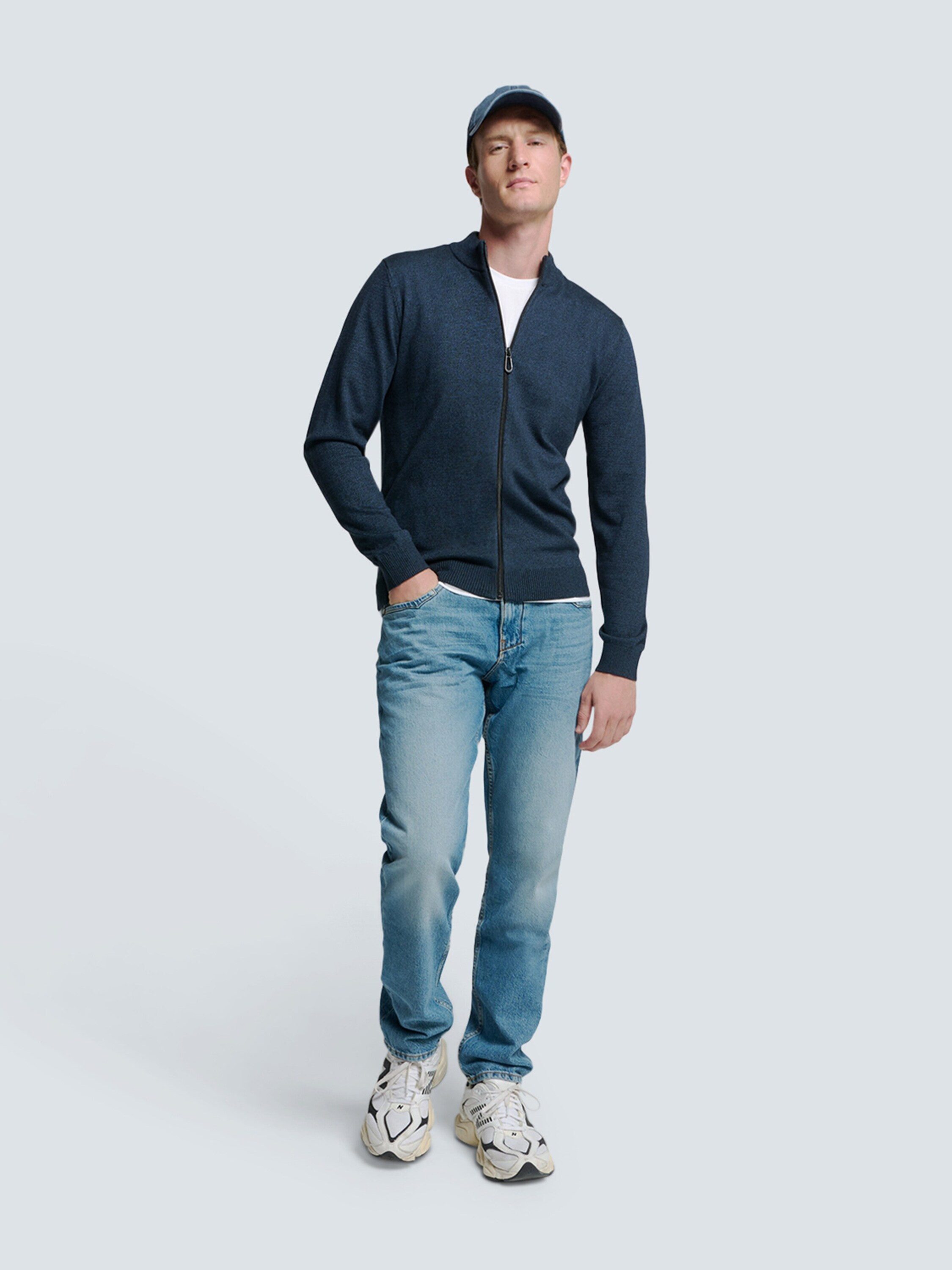 NO EXCESS Strickjacke (1-tlg) Plain/ohne Details