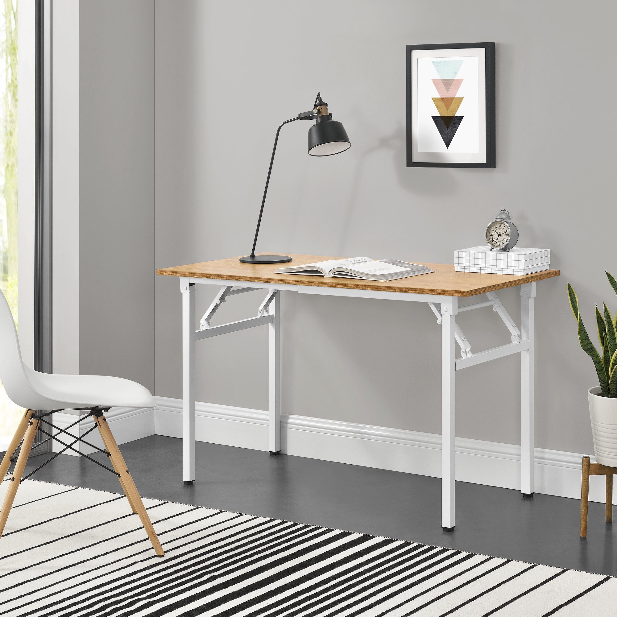neu.haus Klapptisch, »Alta« Schreibtisch höhenverstellbar 120x60 cm Buche / günstig online kaufen