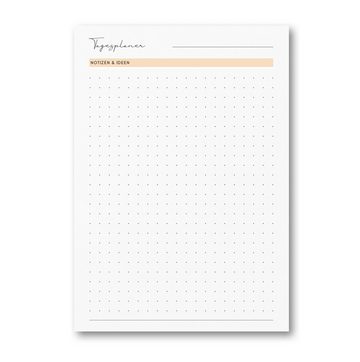 CreativeRobin Notizblock To Do Liste & Tagesplaner • DIN A5 Block mit 50 Blatt