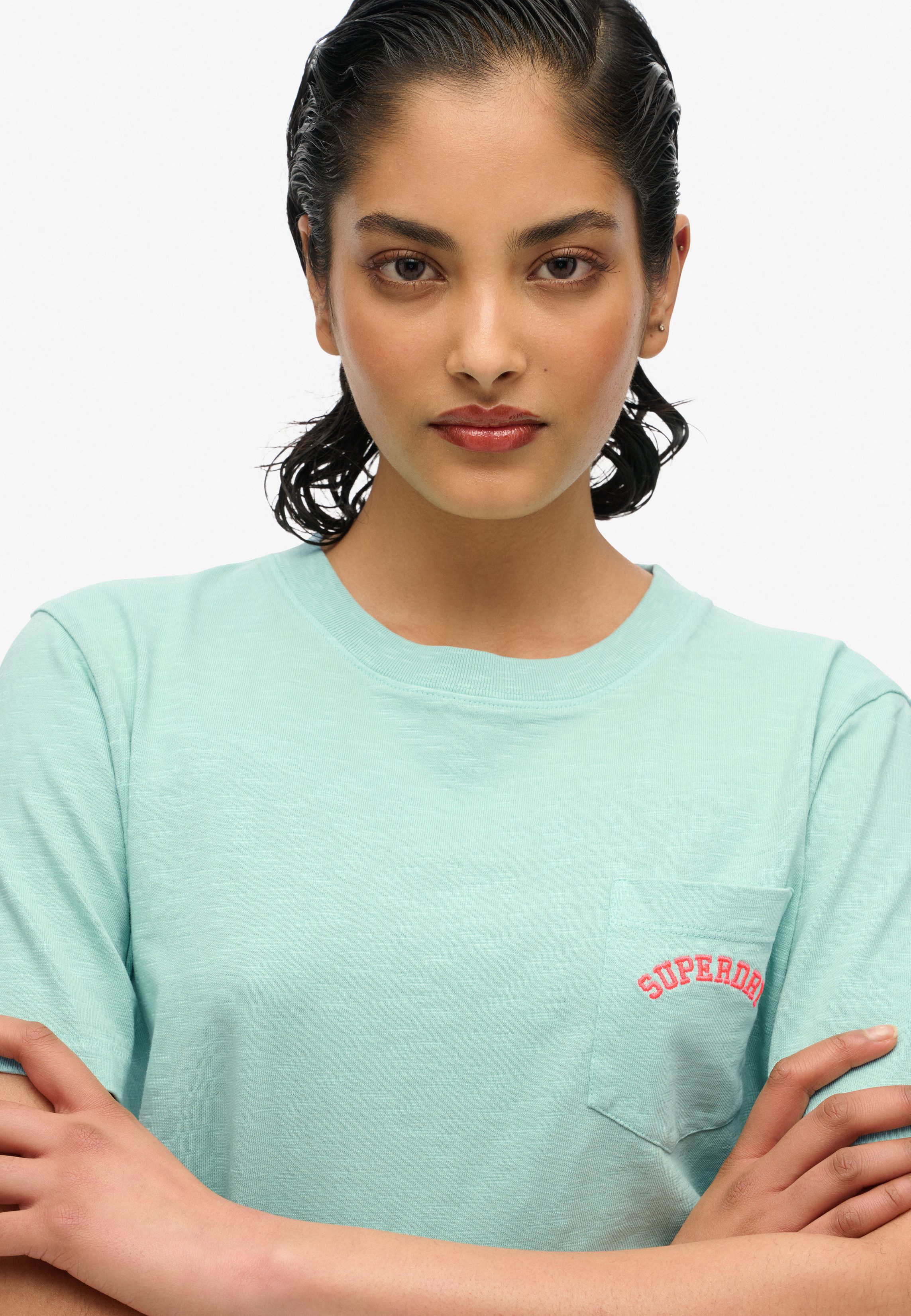 Superdry T-Shirt ESSENTIAL LOGO GD POCKET günstig online kaufen