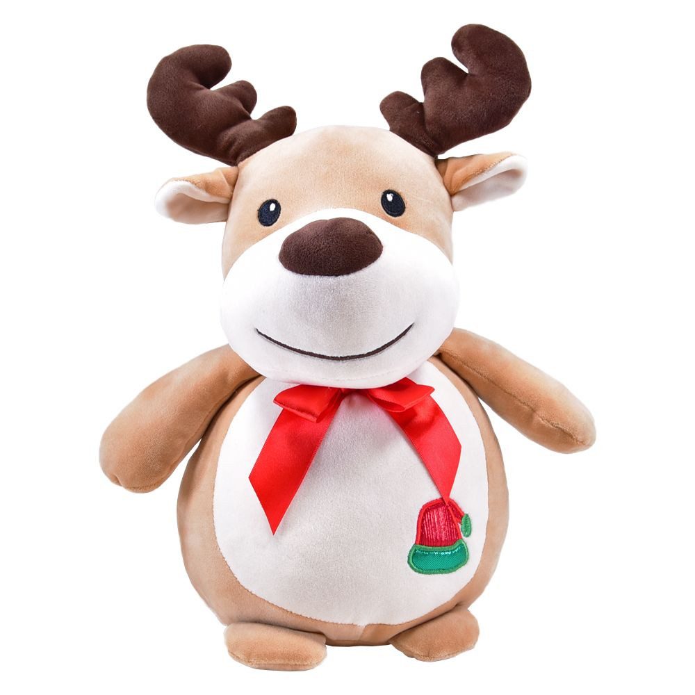 Kögler Plüschfigur Plüsch Rentier mit Schleife und Stickerei 34cm
