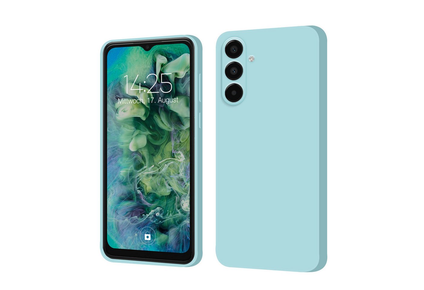 Tec-Expert Handyhülle SoftGrip Cover Hülle für Samsung Galaxy A55 5G, Handy Case Bumper integrierter Kameraschutz flexibel