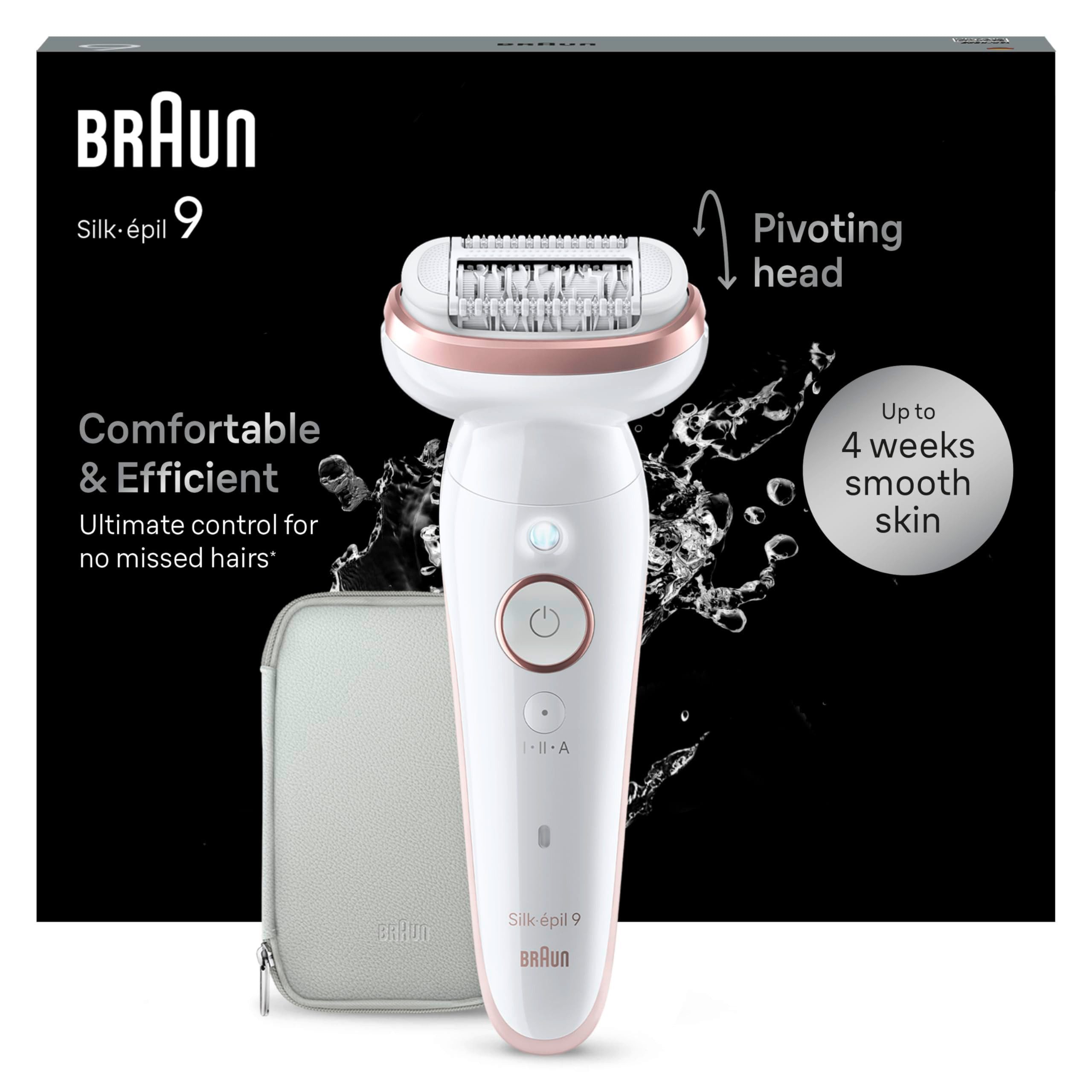 Braun Epilierer SES9000, Akku, Wasserfest, Leise, Komfortabel