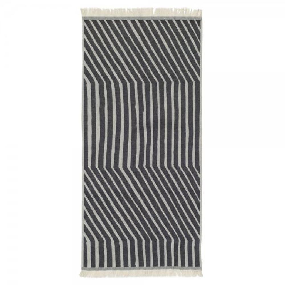 Marimekko Badetücher Handtuch Kalasääski Off White / Charcoal (50x100cm)