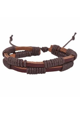 Firetti Armband Set Multipack Schmuck Geschenk Armschmuck Lederarmband Lebensbaum (Set, 3-tlg), Made in Germany