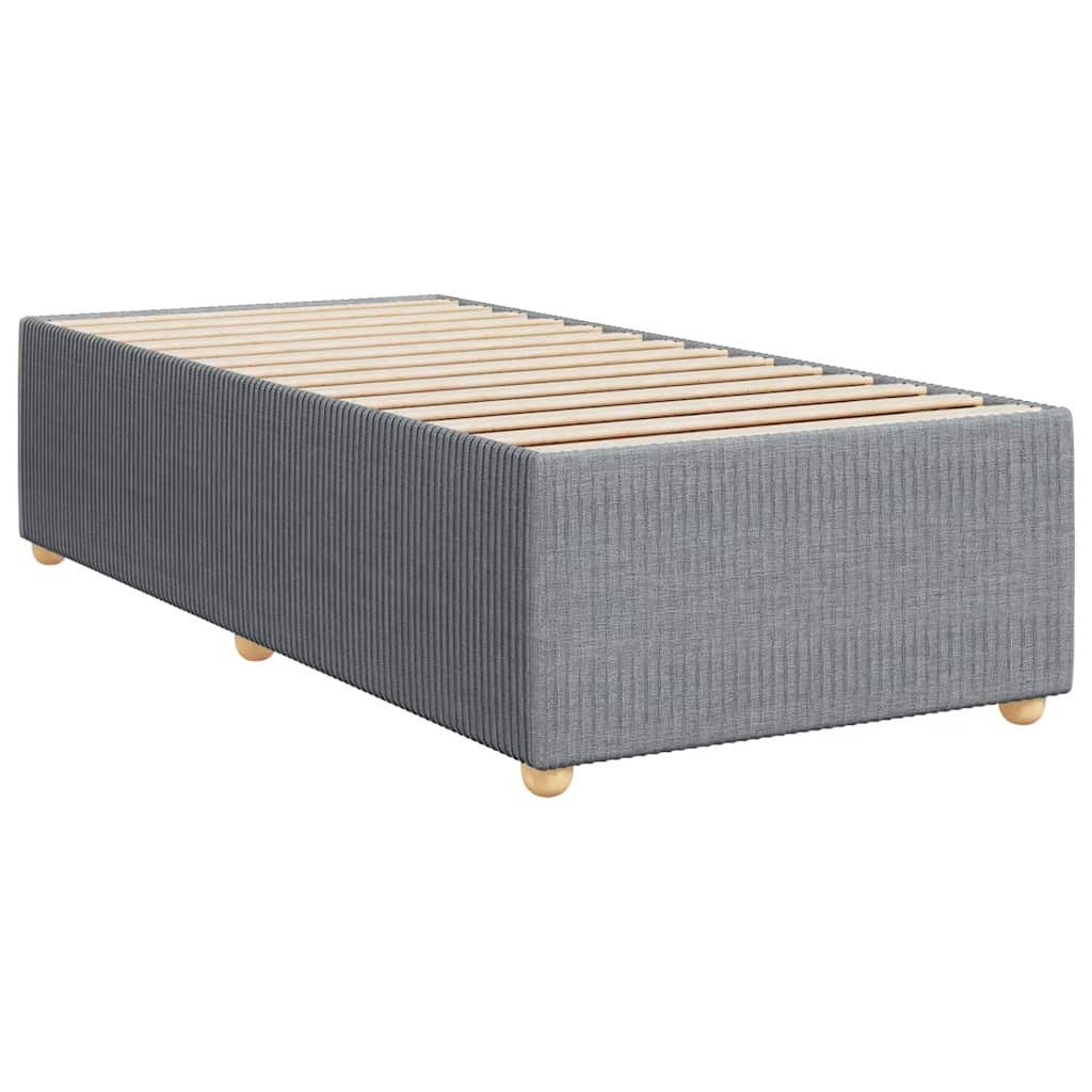 vidaXL Bett Bettgestell ohne Matratze Hellgrau günstig online kaufen