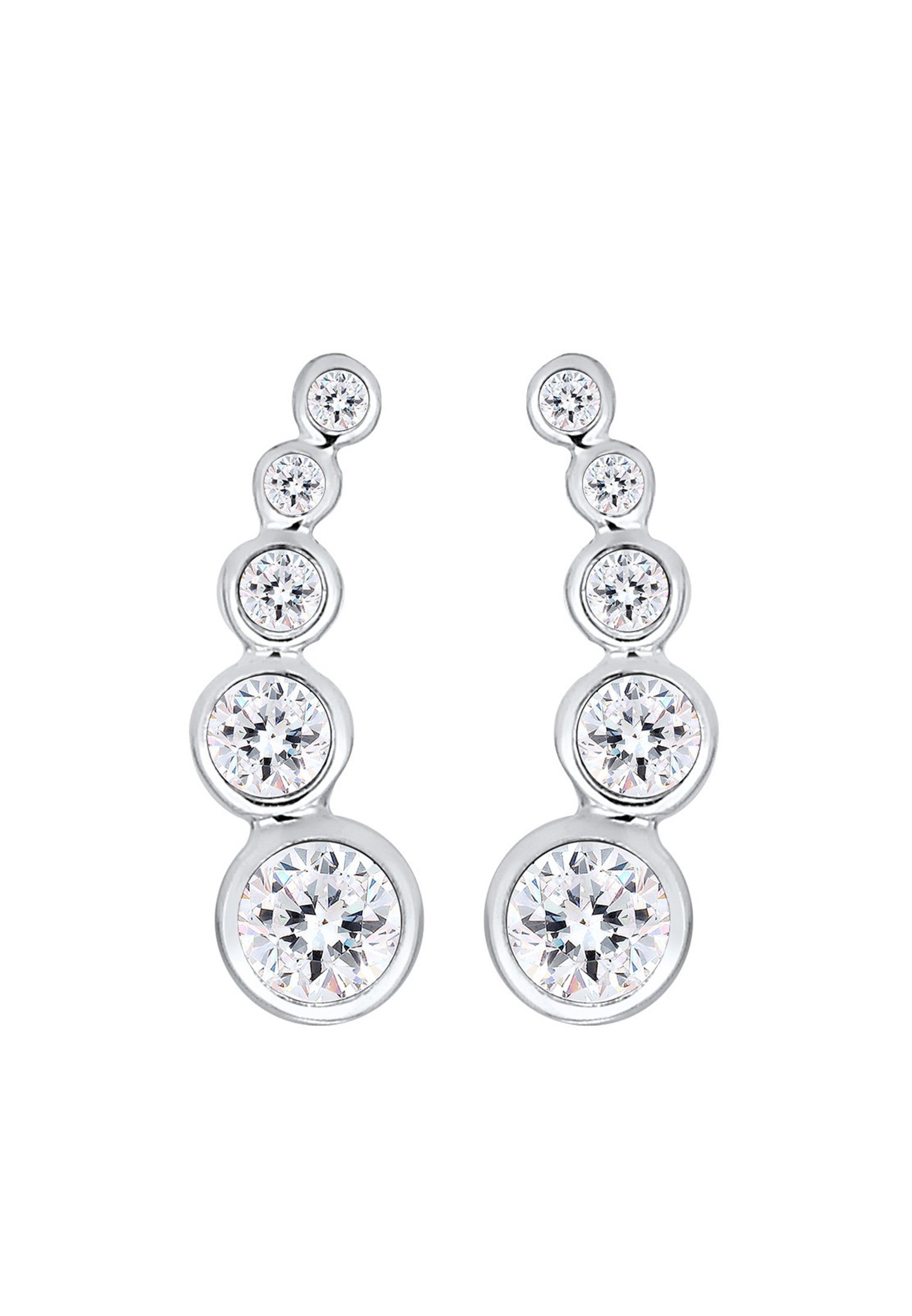 Elli Paar Ohrstecker Ohrklemme Earclimber, mit Kristallen von Swarovski® günstig online kaufen