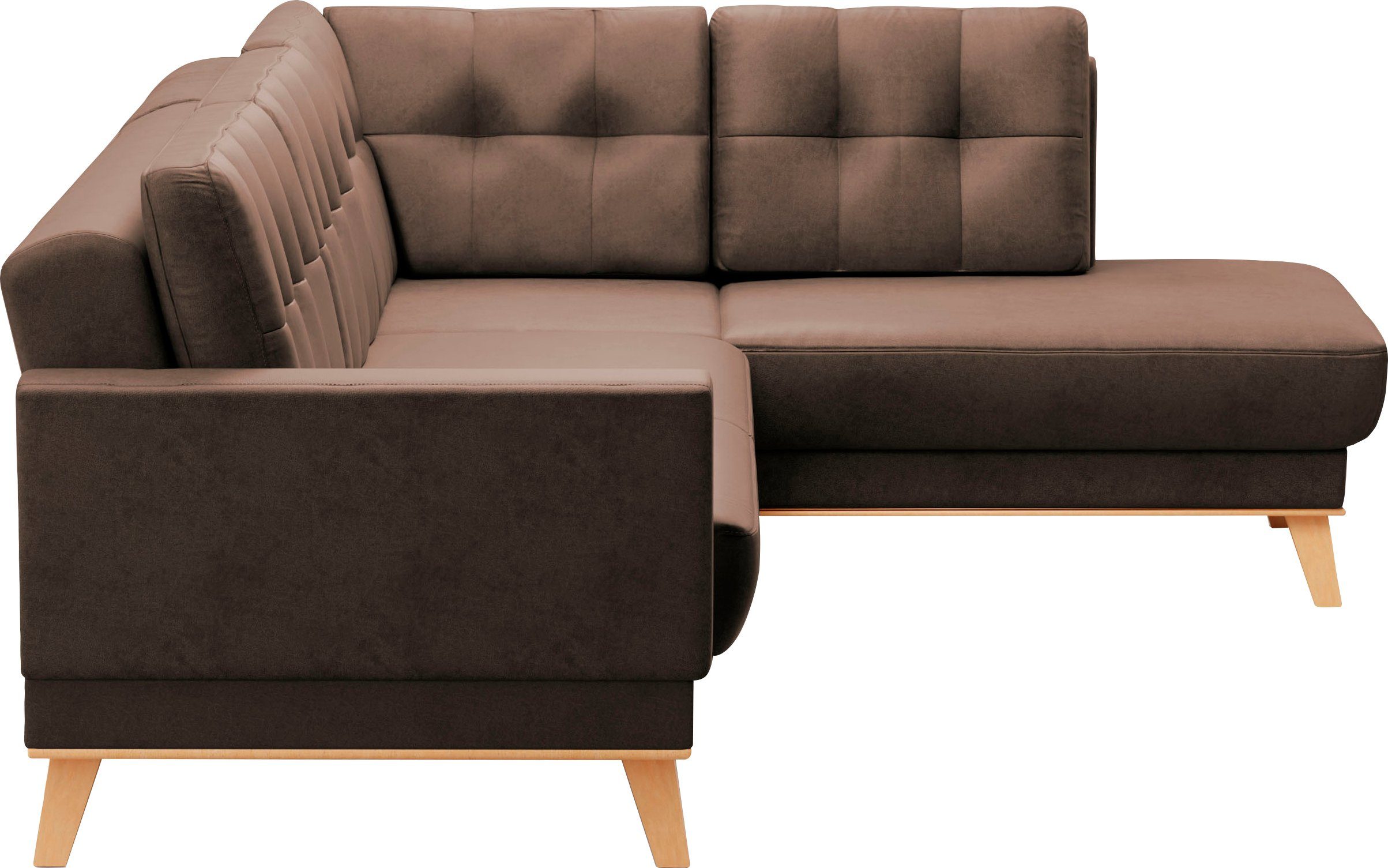 sit&more Ecksofa Lavida, Kippfunktion Bettkasten mit wahlweise und