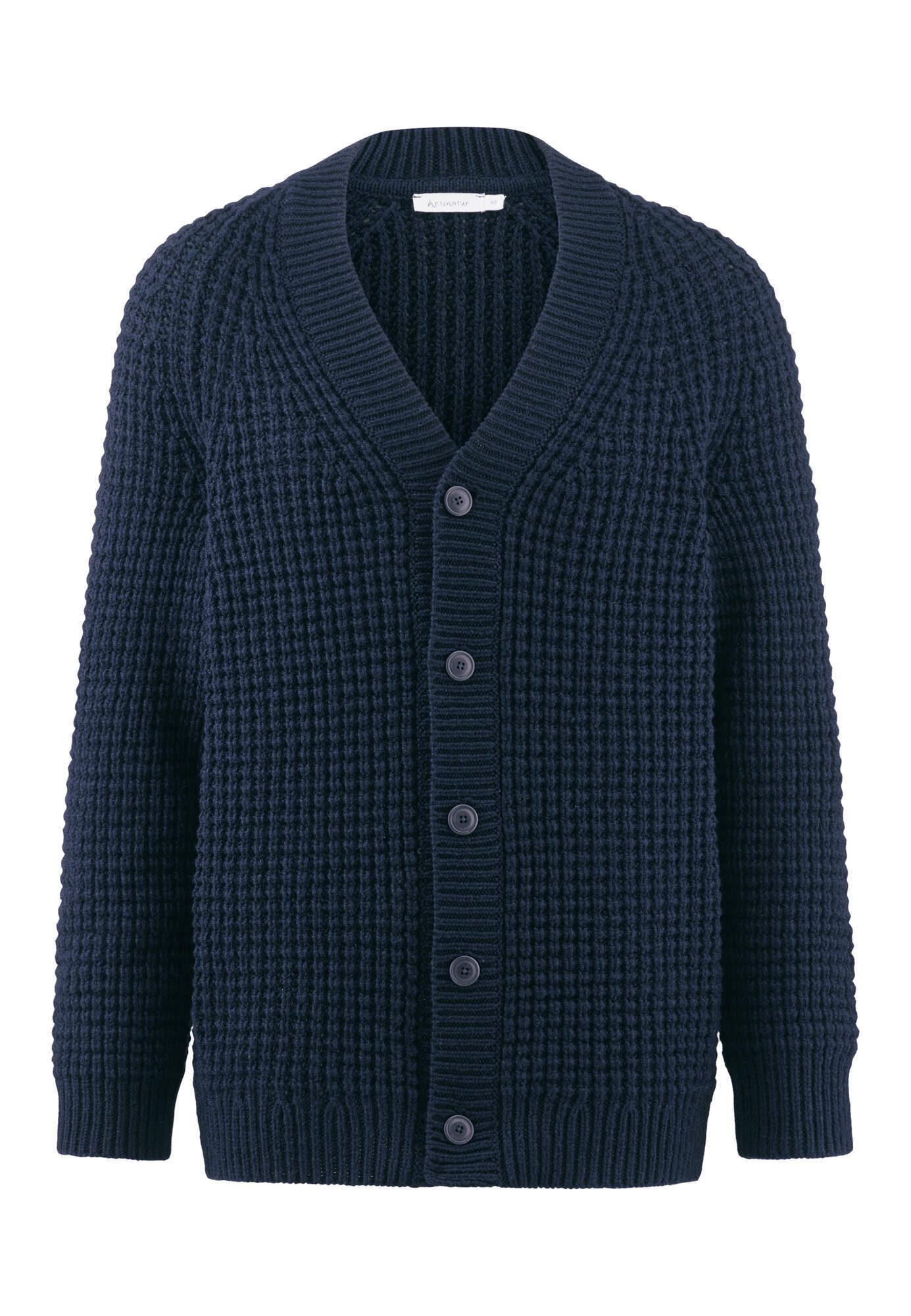 Hessnatur Strickjacke aus reiner Merinowolle (1-tlg) günstig online kaufen