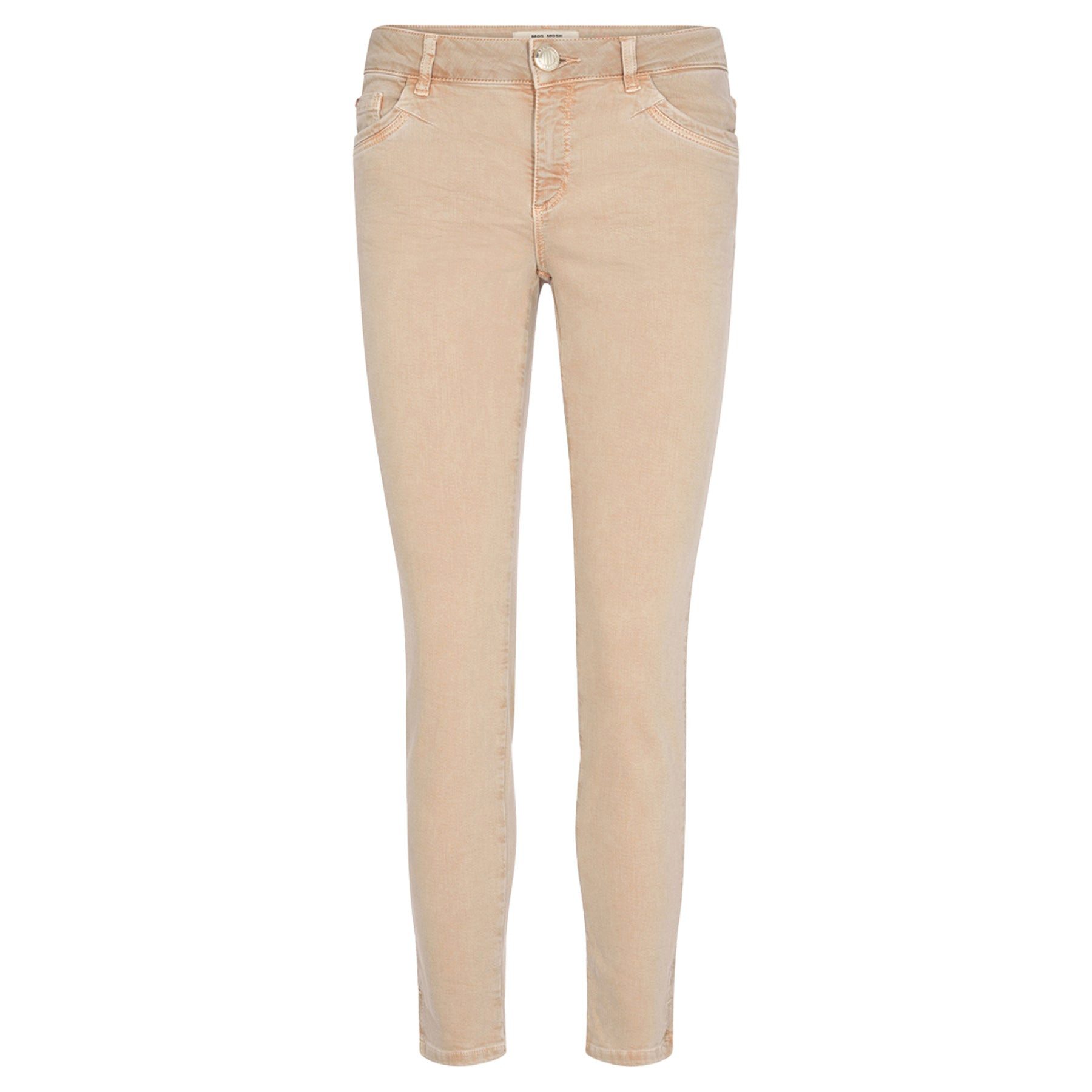 Mos Mosh 5-Pocket-Jeans MOS MOSH Jeans SUMNER COLOUR mit Lyocell - Braun