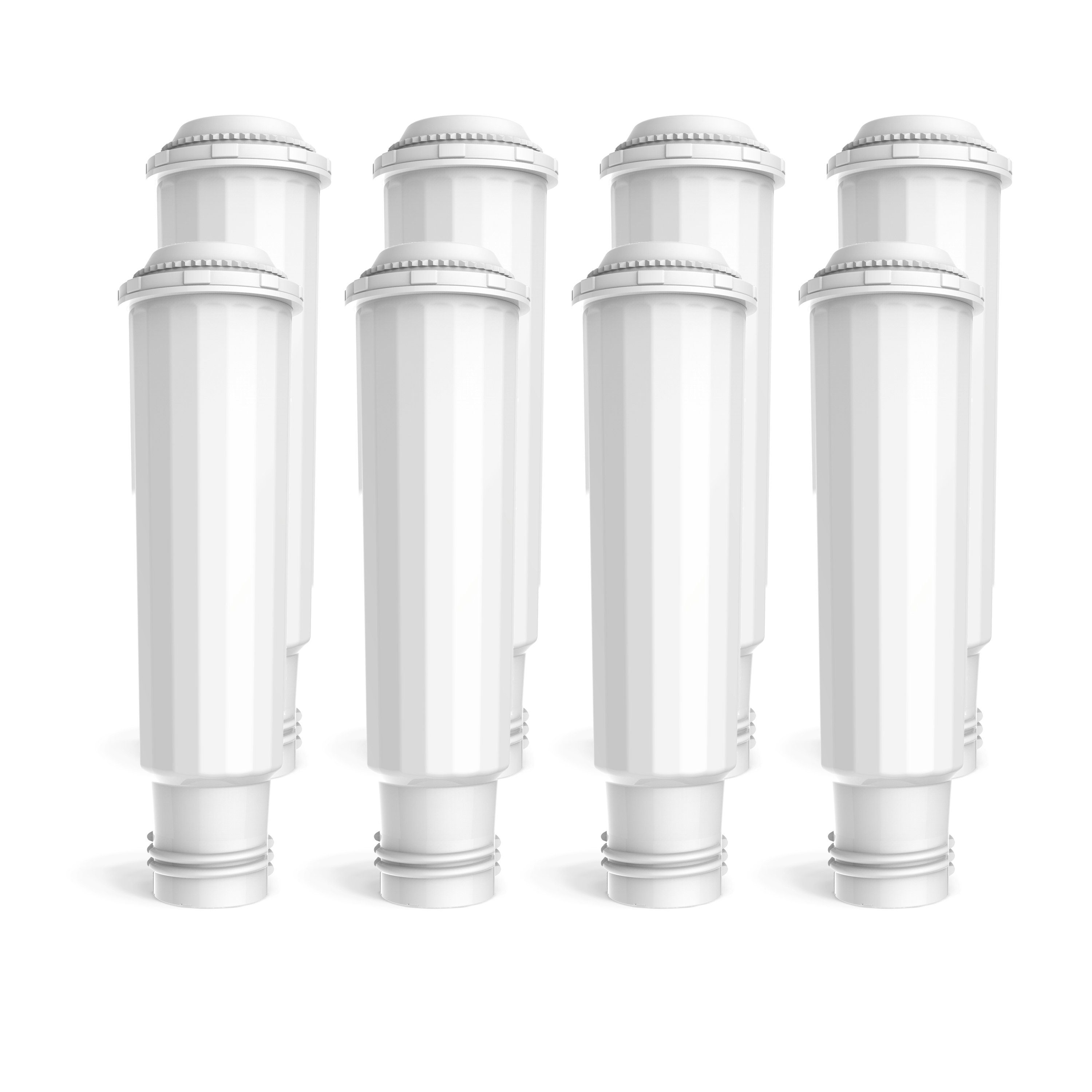 Comedes Wasserfilter 8er Set kompatibel mit Krups, Melitta und Nivona Kaffeeautomaten, Zubehör für einsetzbar statt Krups Claris F-088, Nivona NIRF 700, Jura 7525, Melitta Pro Aqua, einsetzbar statt Krups Claris, Jura 7525, Melitta
