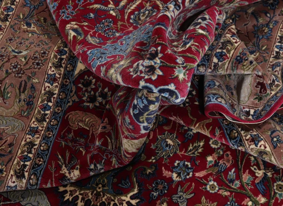 152x233 Seidenkette Trading, Orientteppich, Orientteppich Höhe: 6 Isfahan Handgeknüpfter mm rechteckig, Nain