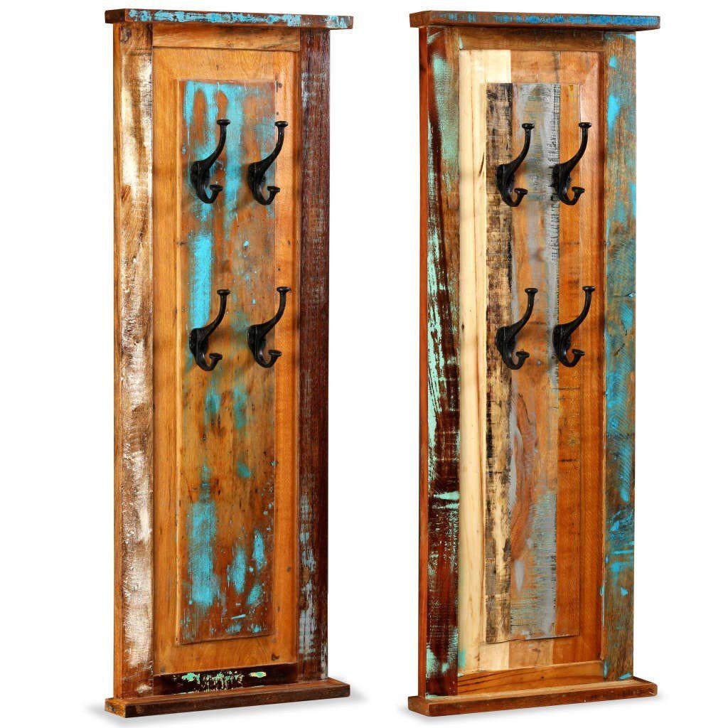 tinkaro Kleiderständer Garderoben 2 Stk. ALARON Massivholz Hängegarderobe, (1 St)