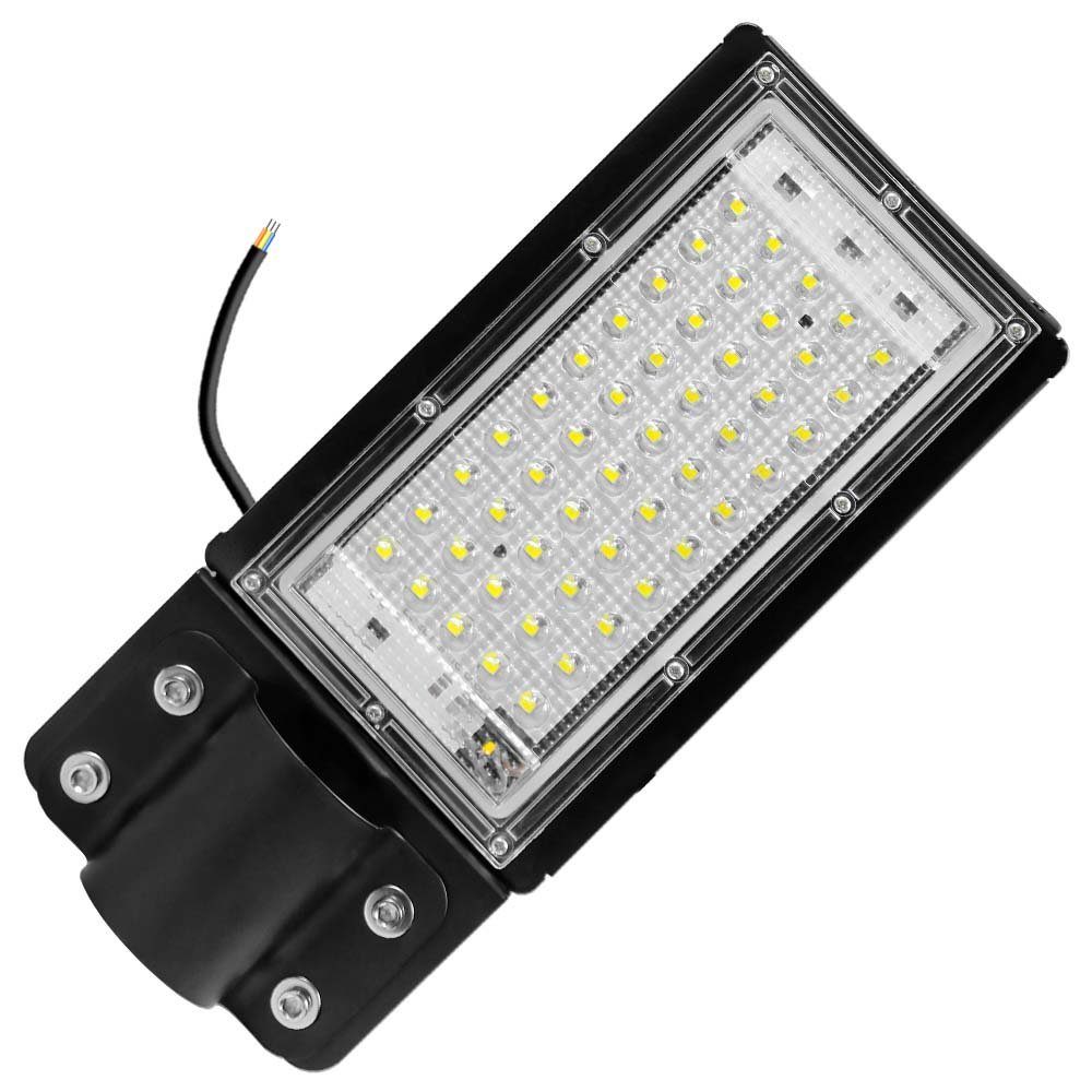 Rosnek LED Außen-Wandleuchte 50/100W,Warmweiß/Kaltes Weiß,für Deck Road Patio Garten, Kaltweiß, Warmweiß, LED Straßenlaterne