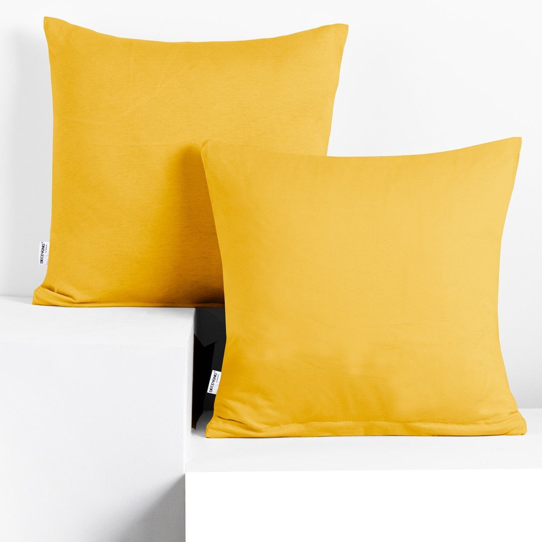DecoKing Kissenbezug Kissenbezüge Baumwolle Reißverschluss mehrere günstig online kaufen