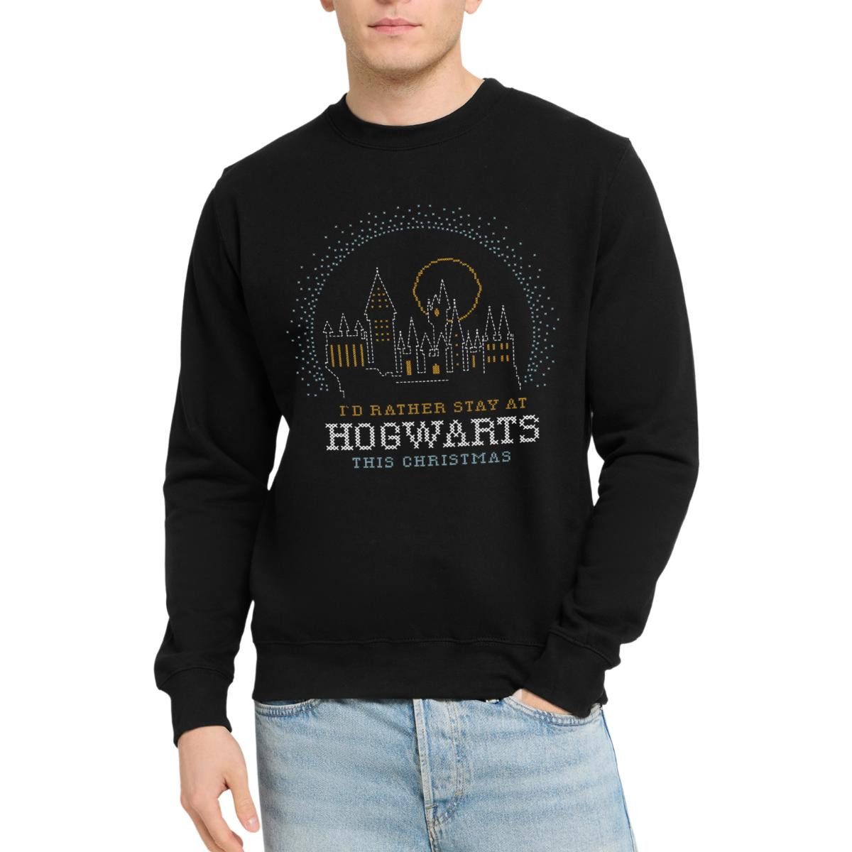 Spreadshirt Sweatshirt Harry Potter Hogwarts Christmas Zitat Unisex Pullover (1-tlg)