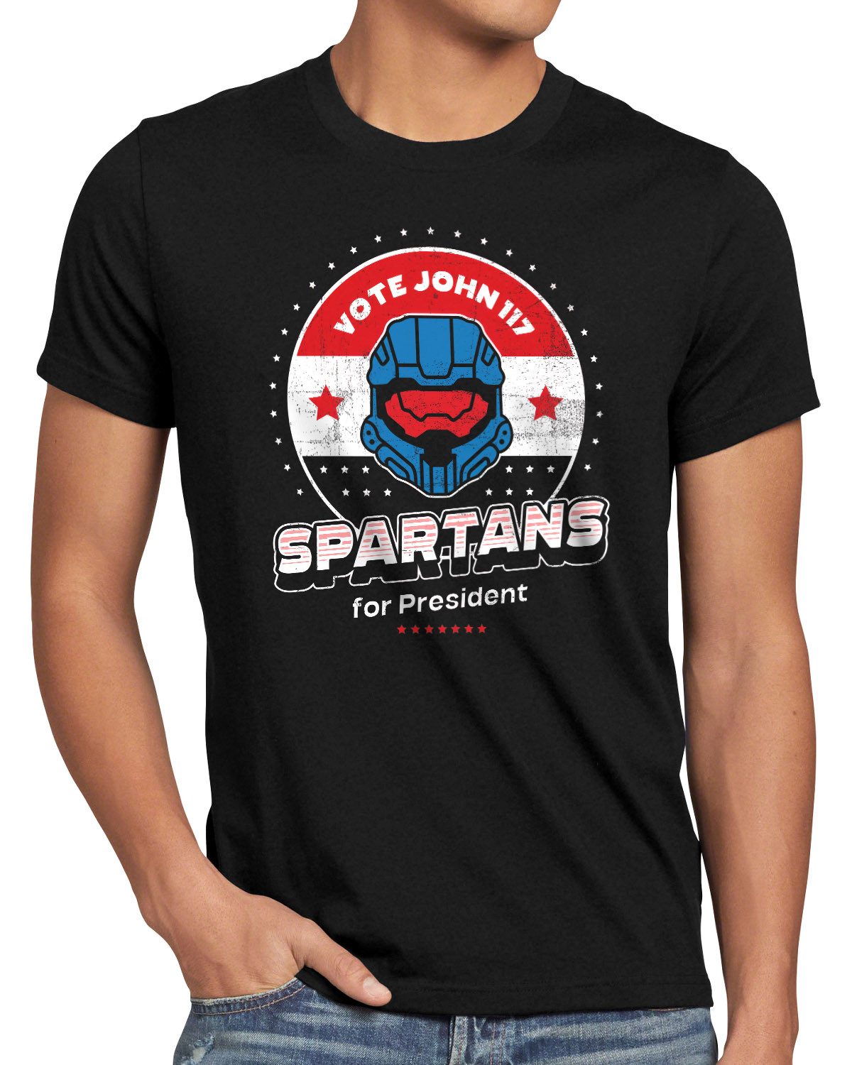 style3 T-Shirt halo spartan 117 unsc master chief john sierra mjolnir cortana flood