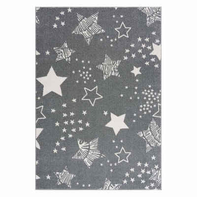 Kinderteppich Sterne Muster, payé, Rechteckig, Höhe: 11 mm
