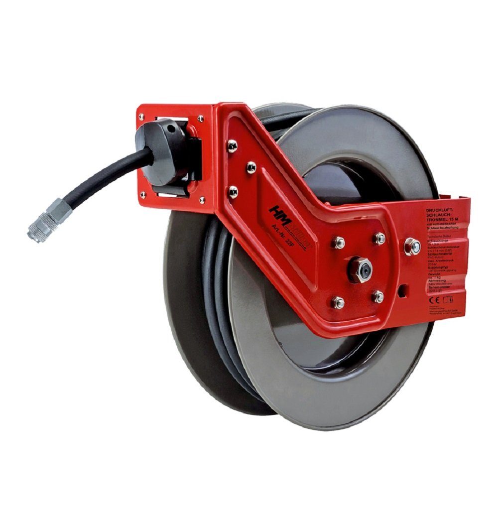 HM Müllner Werkzeuge Schlauchtrommel HM Müllner 34F Druckluft Schlauchtrommel auto. Schlauchaufrollung 20 m