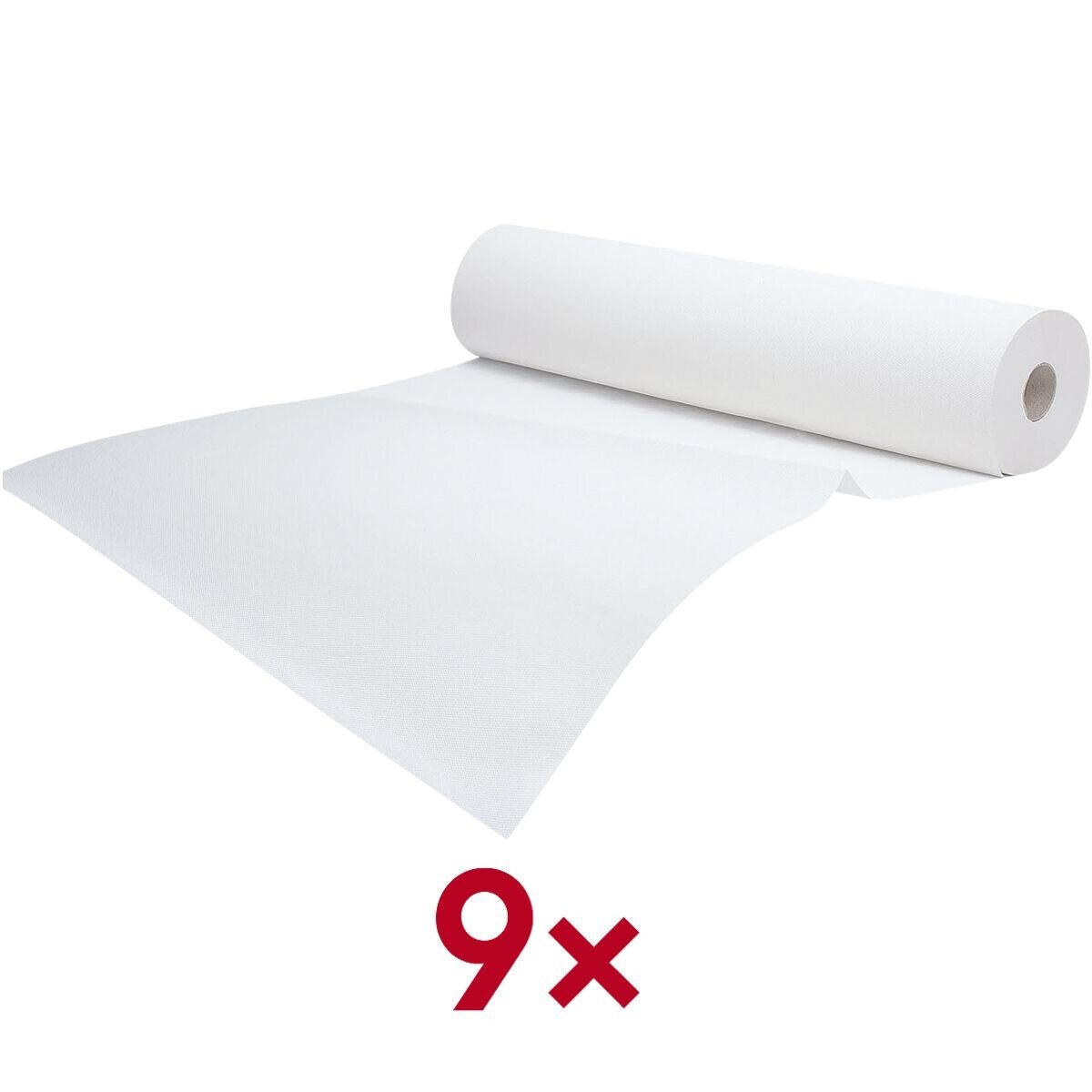 MediTrade Endlospapier ROLLICEL®, Ärztekrepp 2-lagig, 39 cm x 50 m, 9 Rollen, perforiert