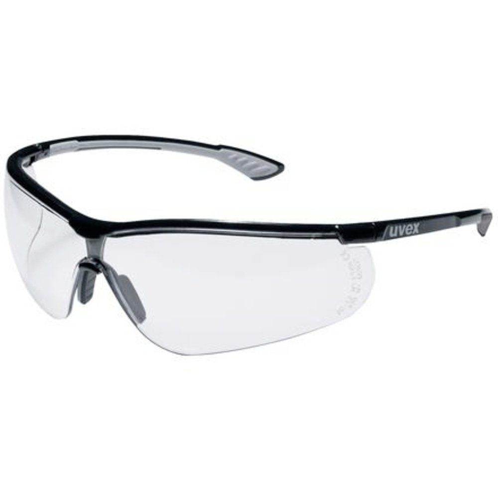 Schwarz sportstyle DIN uvex Uvex Grau, Arbeitsschutzbrille Schutzbrille 9193080 UV-Schutz inkl.