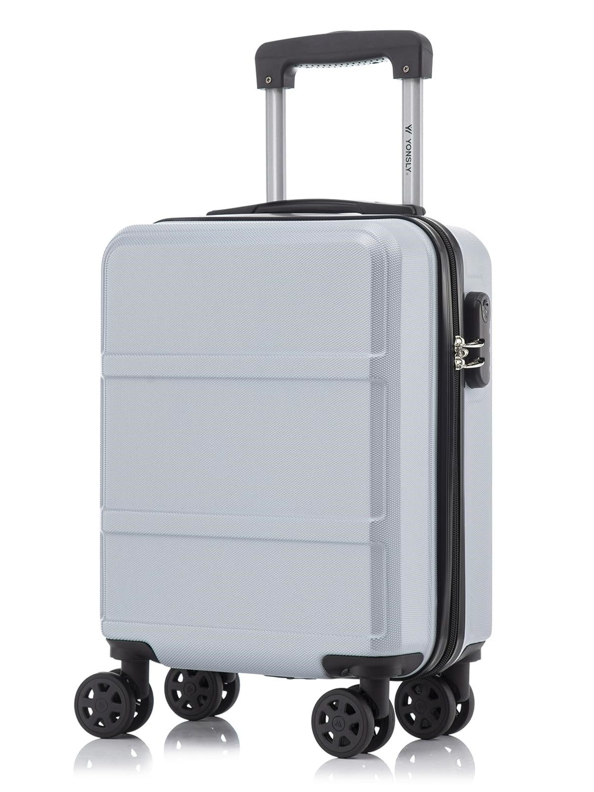 yonsly Handgepäckkoffer Hartschalen-Reisekoffer Trolley Rollkoffer für Reis günstig online kaufen
