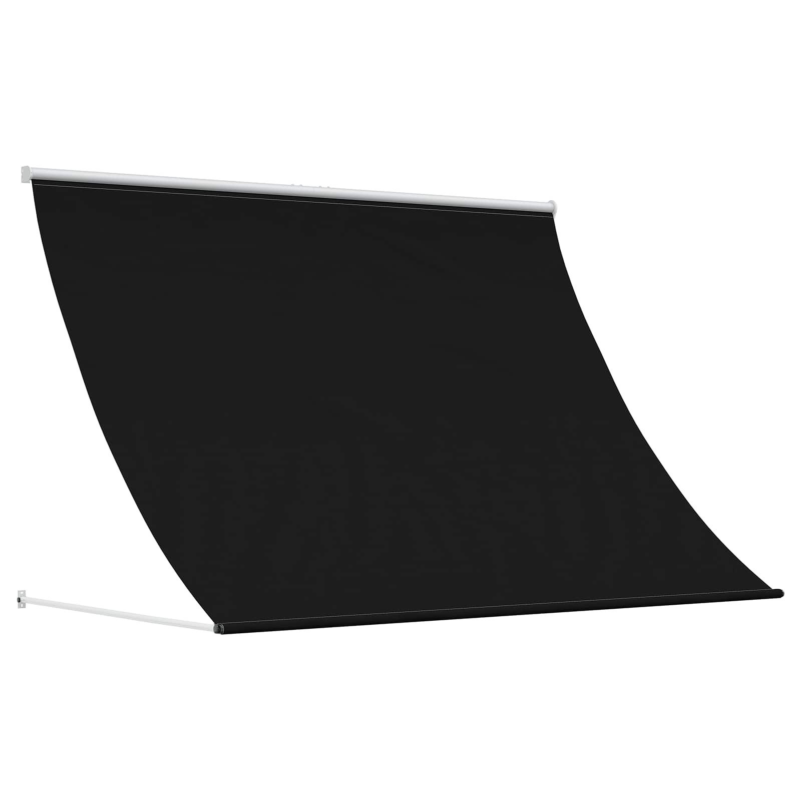 vidaXL Markise Markise Schwarz 400 x 150 cm (1-St)