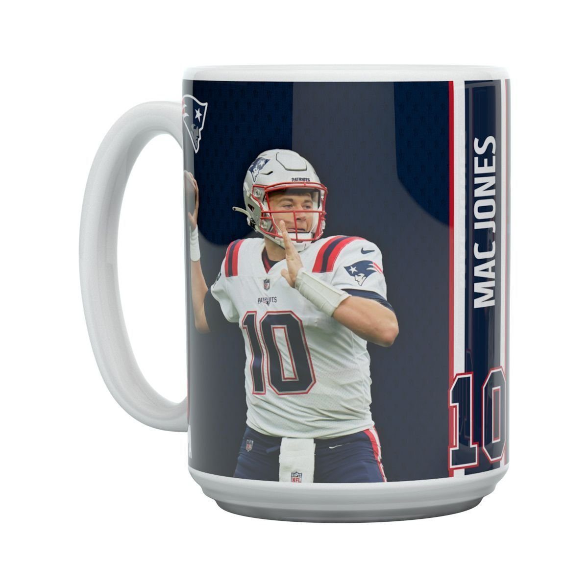 Great Branding Tasse Mac Jones MOTION New England Patriots NFL Tasse 45