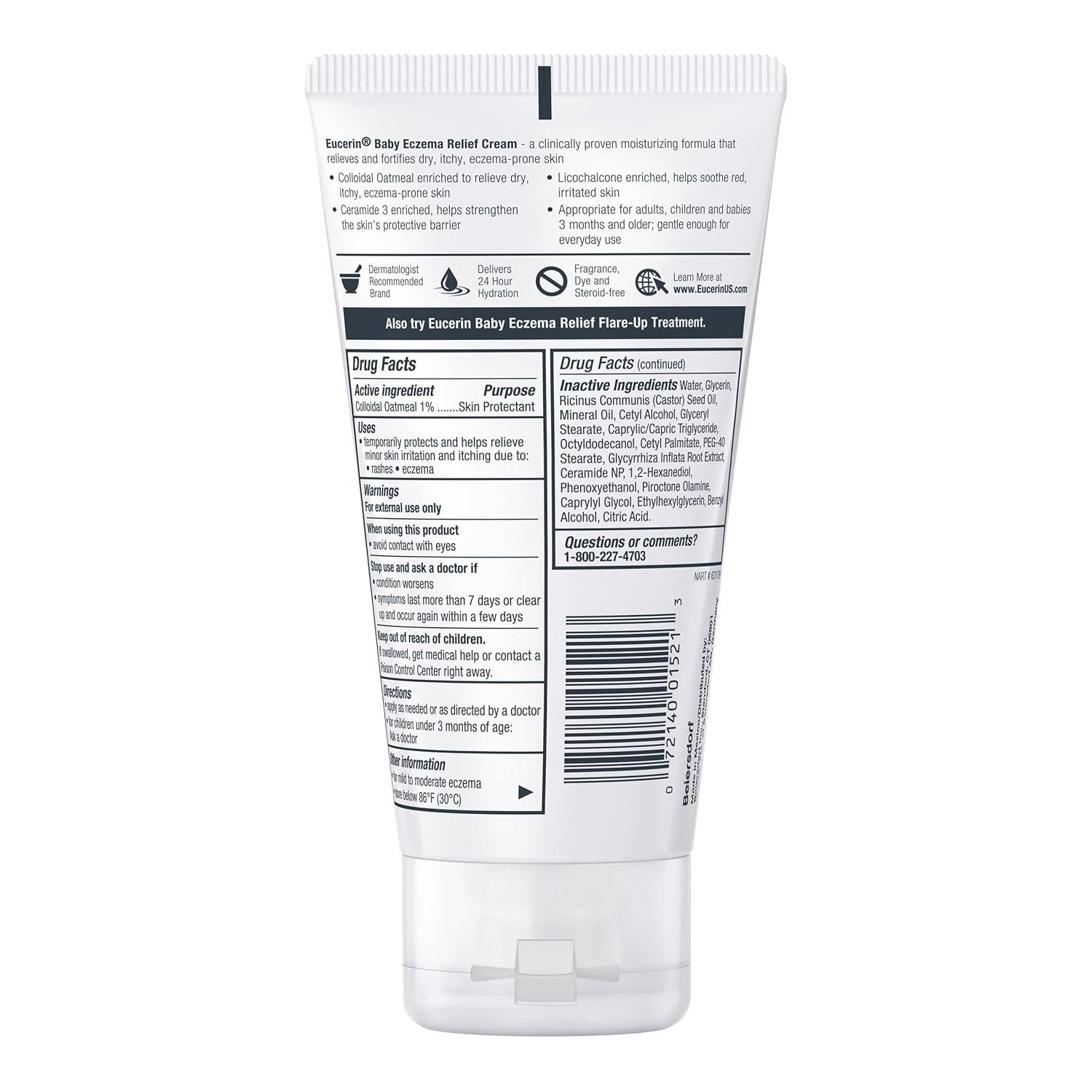 Eucerin Körpercreme Baby Eczema Relief Körpercreme, 5.0 oz. 141 g, 1-tlg.