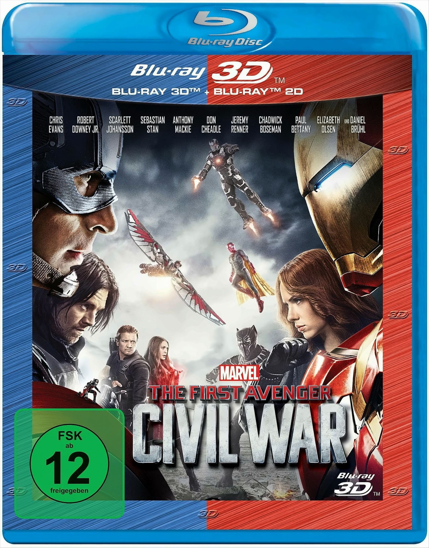 Walt Disney Blu-ray The First Avenger: Civil War (Blu-ray 3D + Blu-ray)
