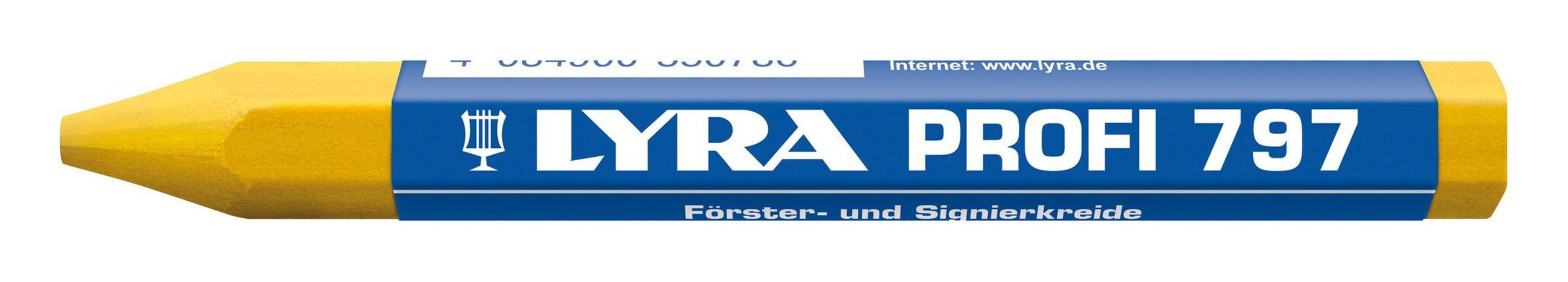 LYRA Malkreide, (12 Stück), Förster- und Signierkreide 797 weiß a