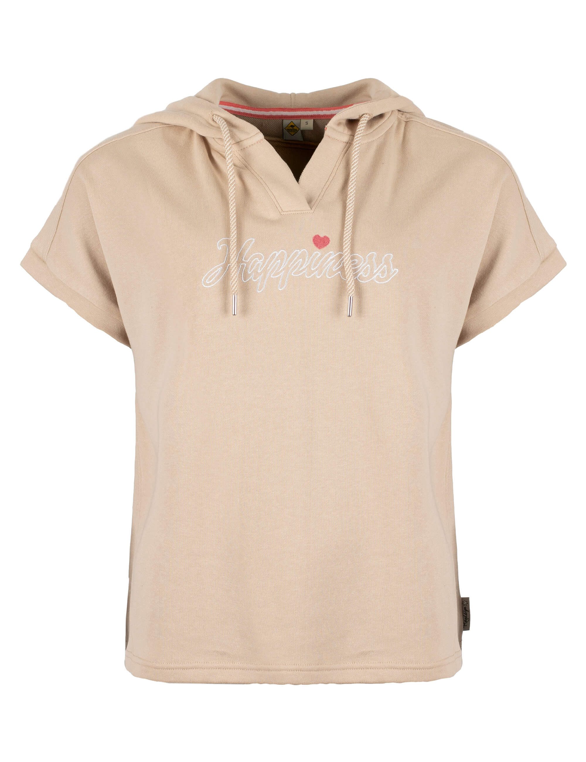 ROADSIGN australia T-Shirt Happy (1, 1-tlg., 1) Kapuzen Hoodie mit Kurzarm und V-Ausschnitt