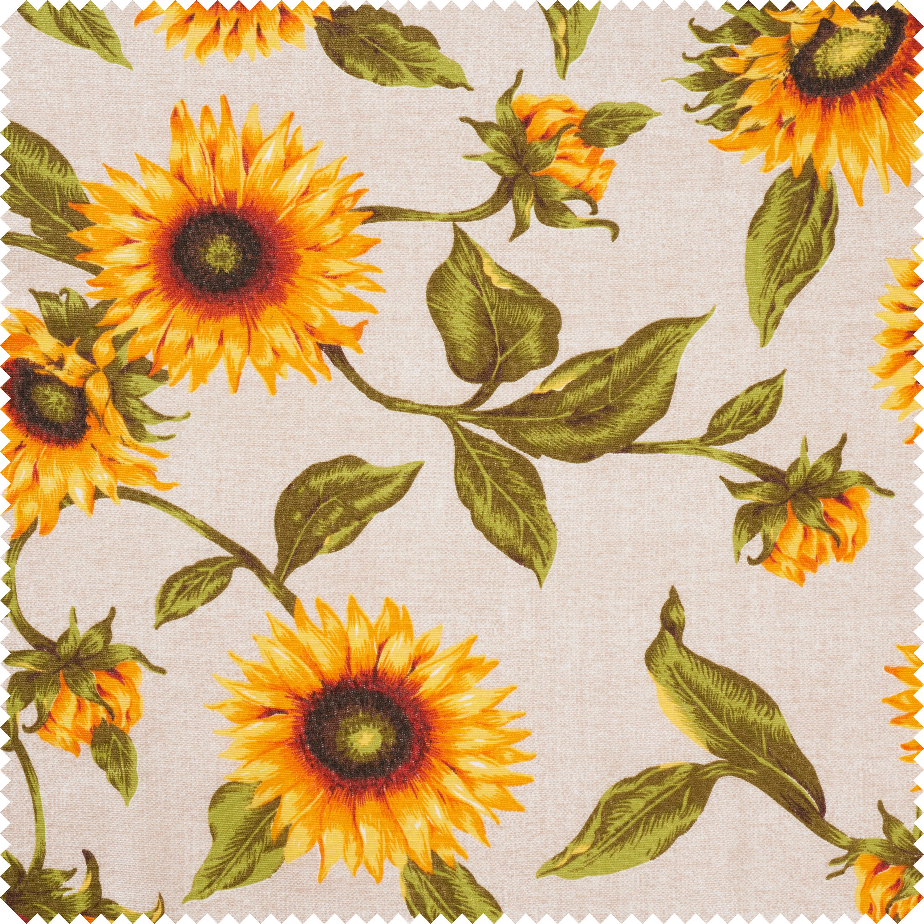 VBS Stoff Sonnenblume, 140cm breit, Meterware