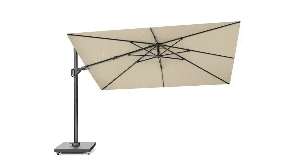 Thumbnail - Natur24 Ampelschirm Cartagena T2 Premium Ampelschirm 350 x 260 x 246 cm Polyacryl Beige