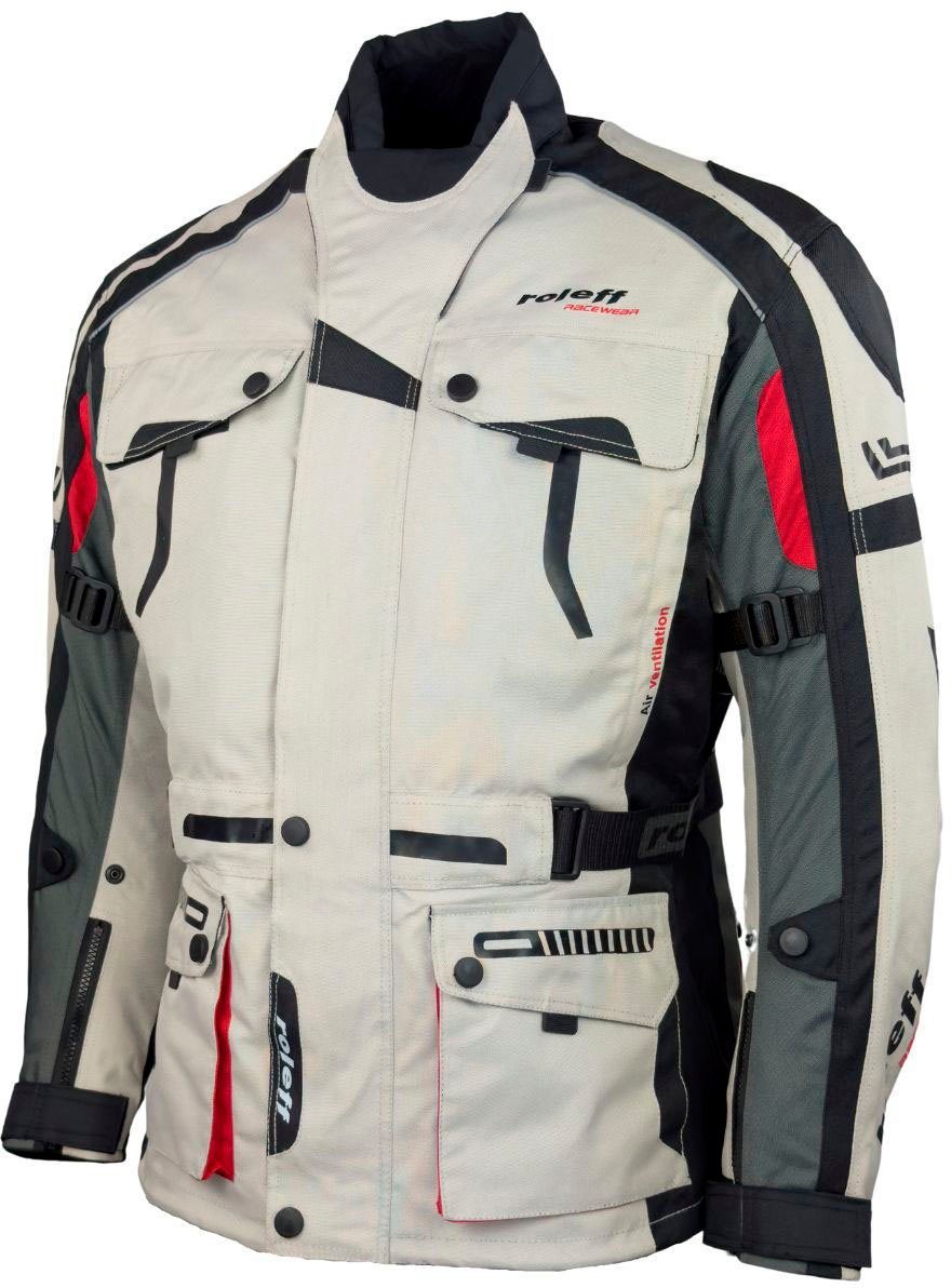 roleff Motorradjacke CHICAGO Mit Sicherheitsstreifen günstig online kaufen